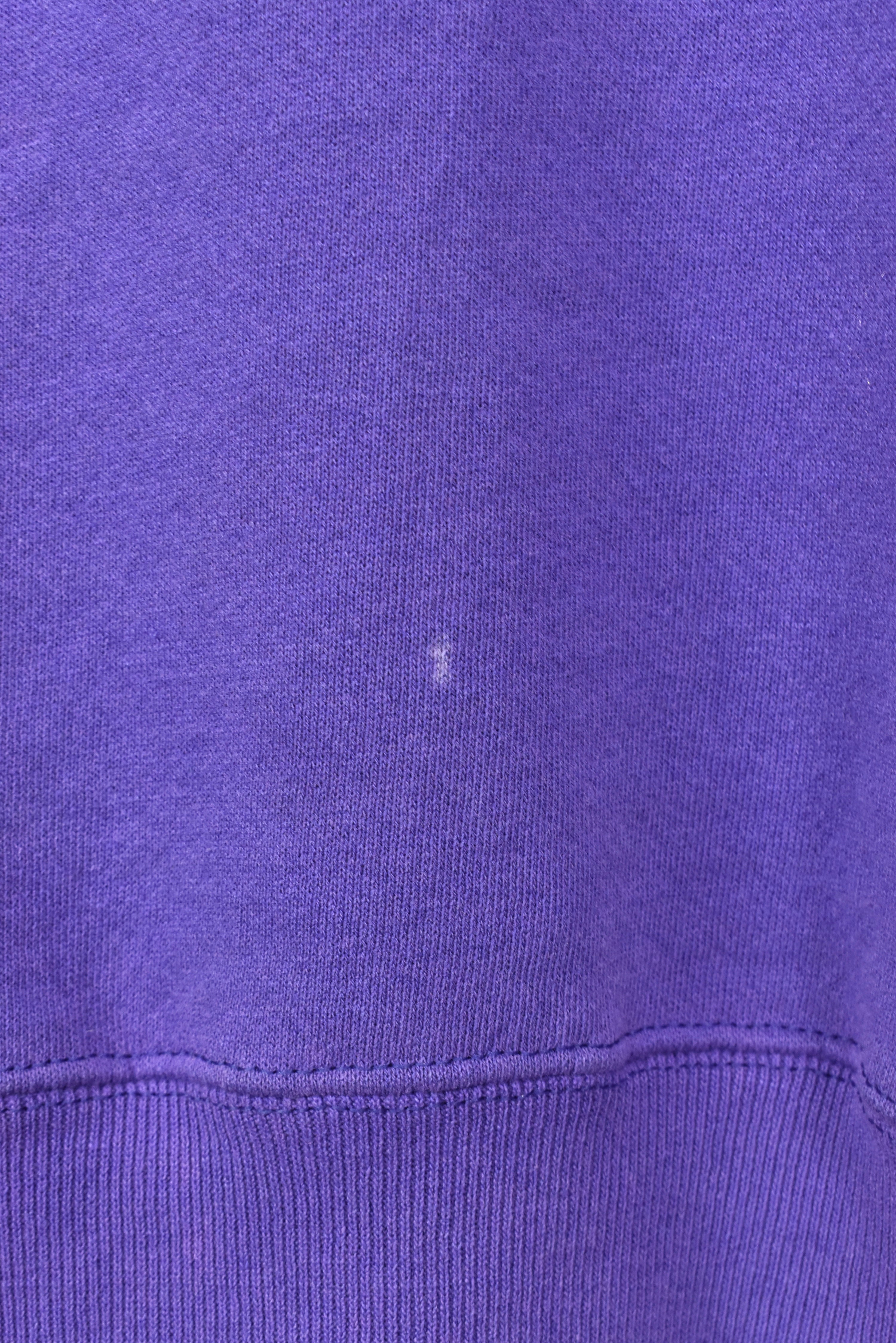VINTAGE NFL MINNESOTA VIKINGS EMBROIDERED PURPLE SWEATSHIRT | XXL PRO SPORT
