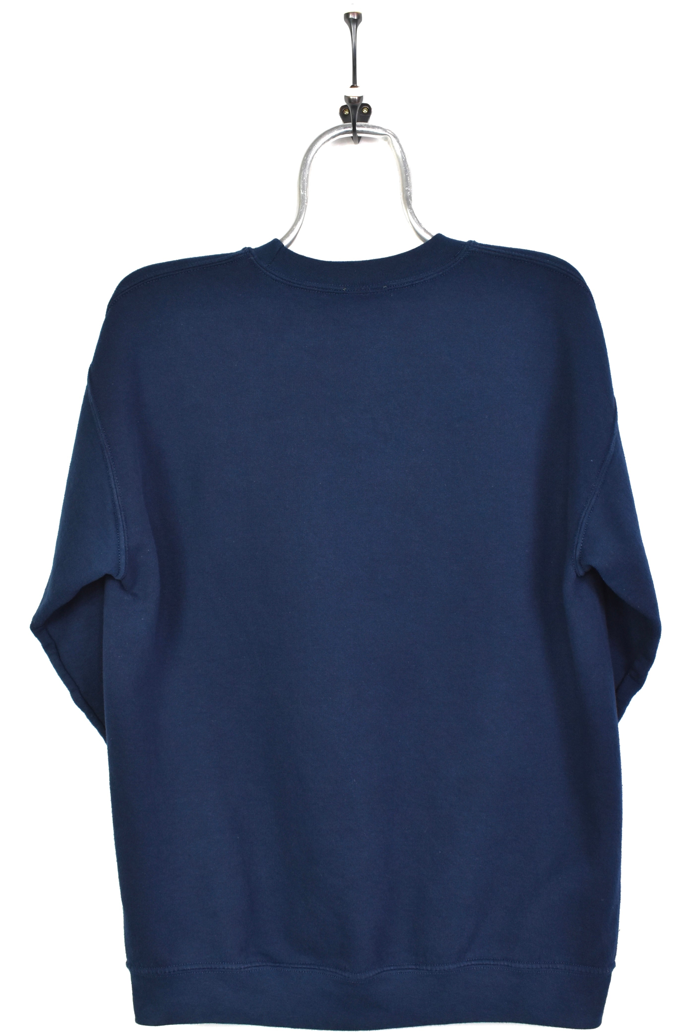 Modern University of Michigan sweatshirt, pullover graphic crewneck - medium, navy blue COLLEGE