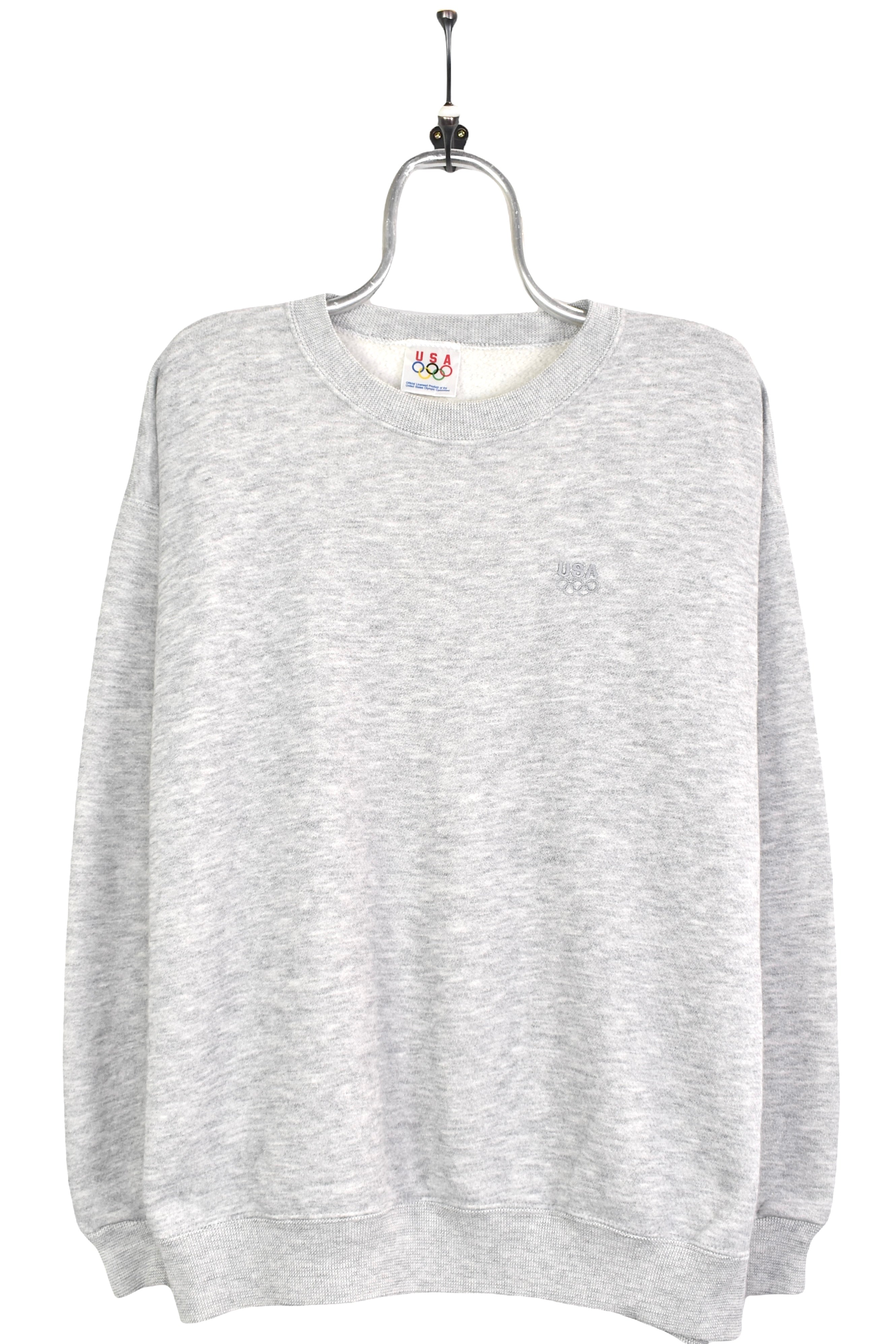 Vintage USA Olympic team embroidered grey sweatshirt | XL OTHER