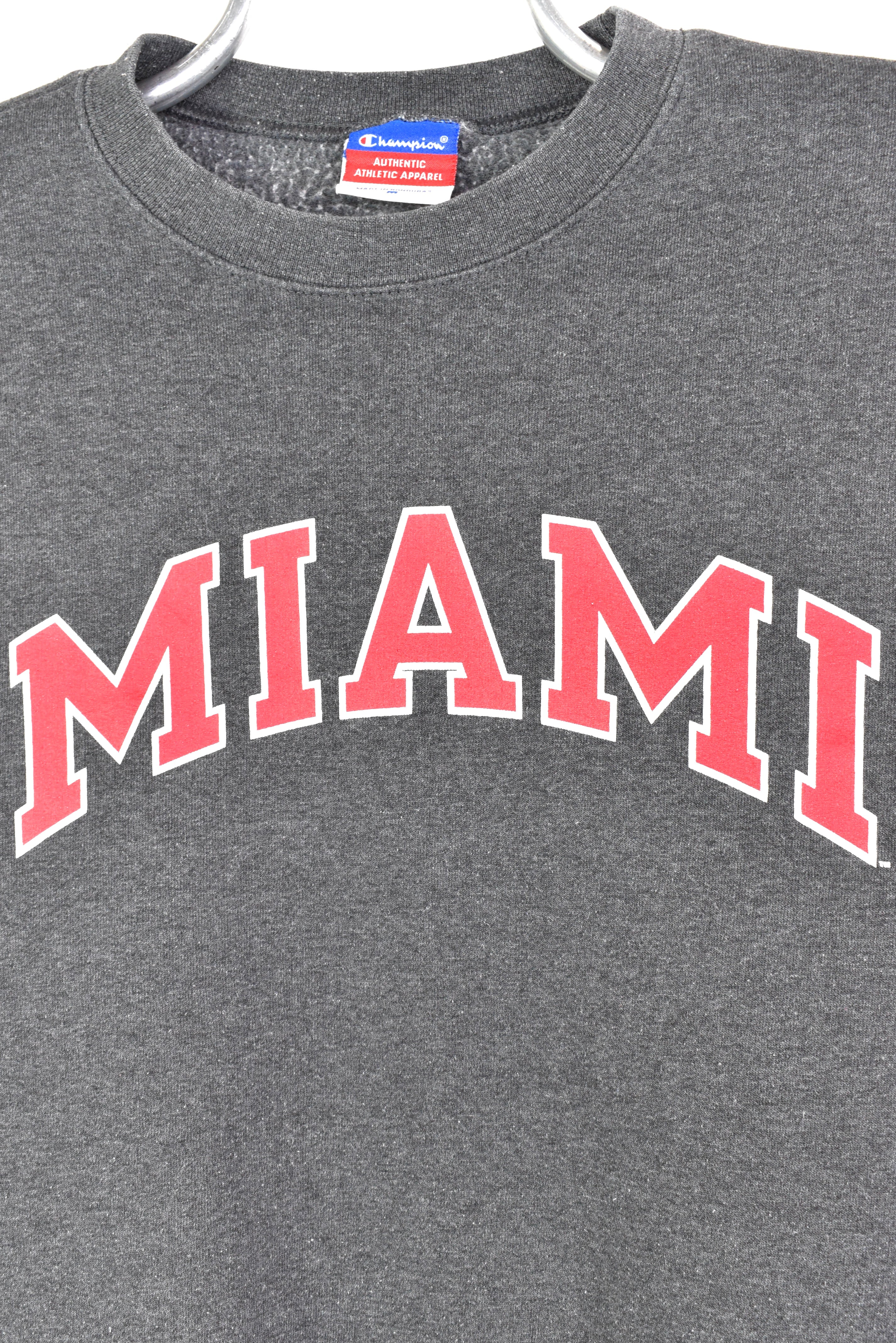 Vintage miami university grey sweatshirt | medium COLLEGE