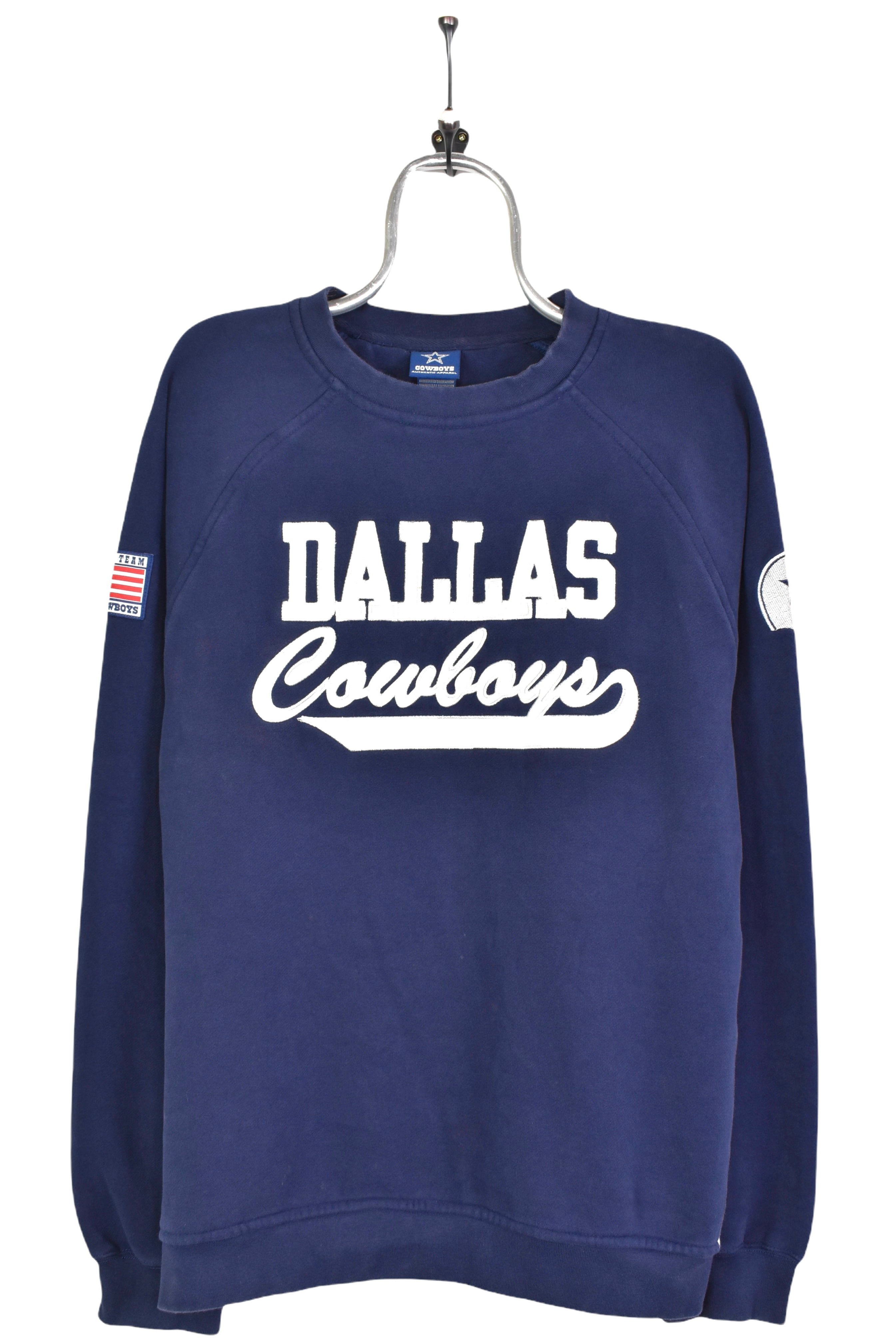 Vintage NFL Dallas Cowboys Embroidered navy sweatshirt | Large PRO SPORT