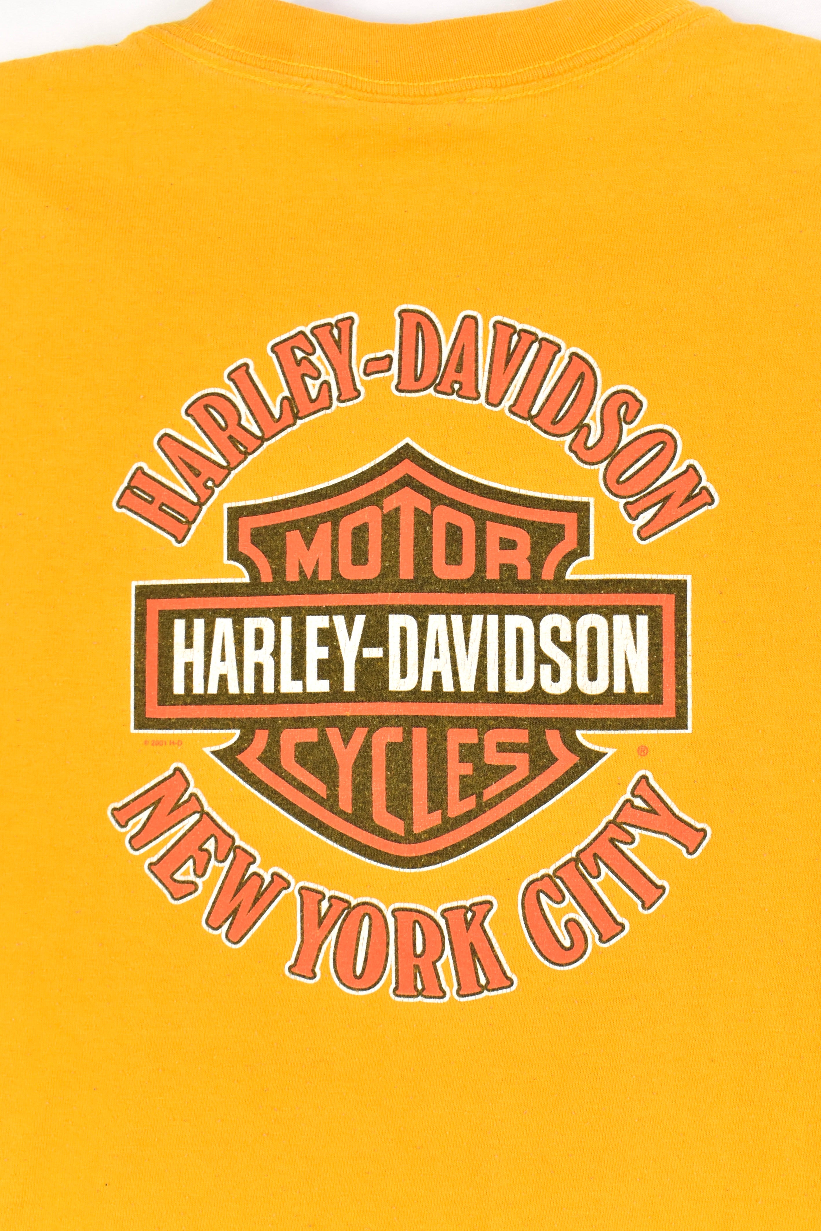 Modern Women's Harley Davidson yellow T-Shirt | XS HARLEY DAVIDSON