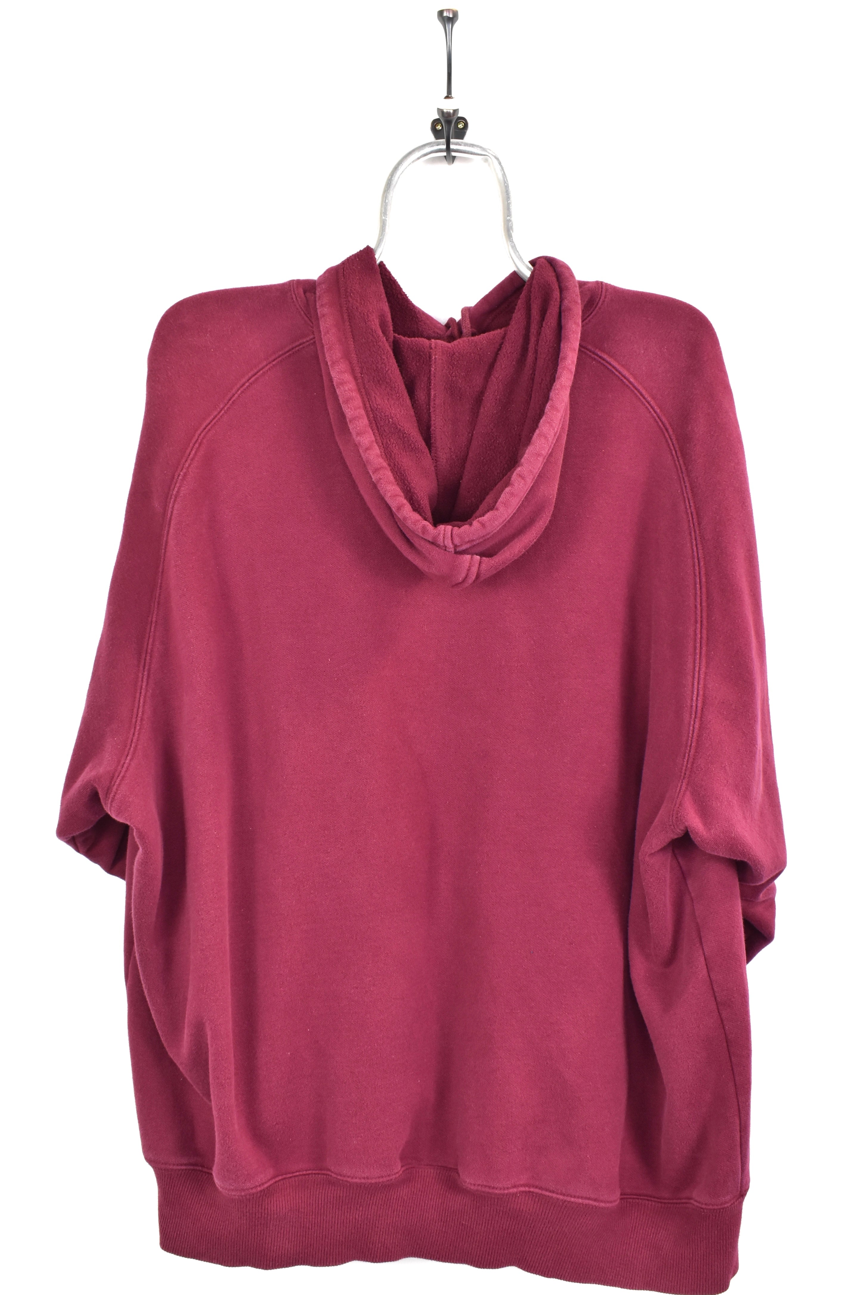 VINTAGE NIKE VIRGINIA TECH UNIVERSITY BURGUNDY HOODIE | XL COLLEGE