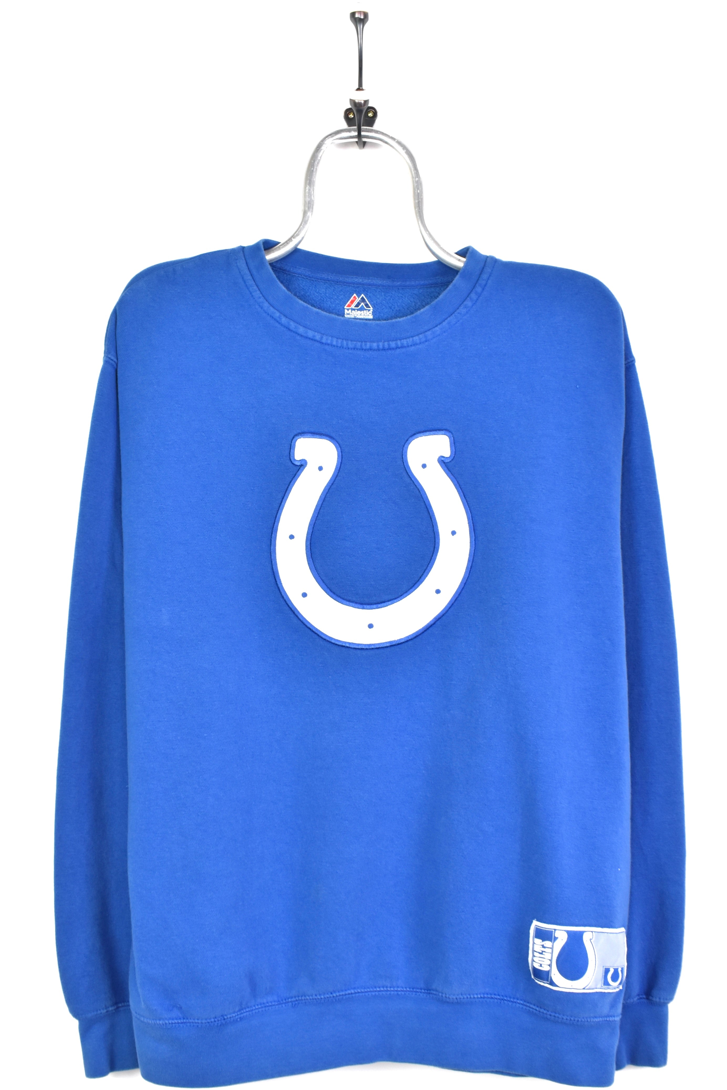 Vintage nfl indianapolis colts embroidered blue sweatshirt | large PRO SPORT
