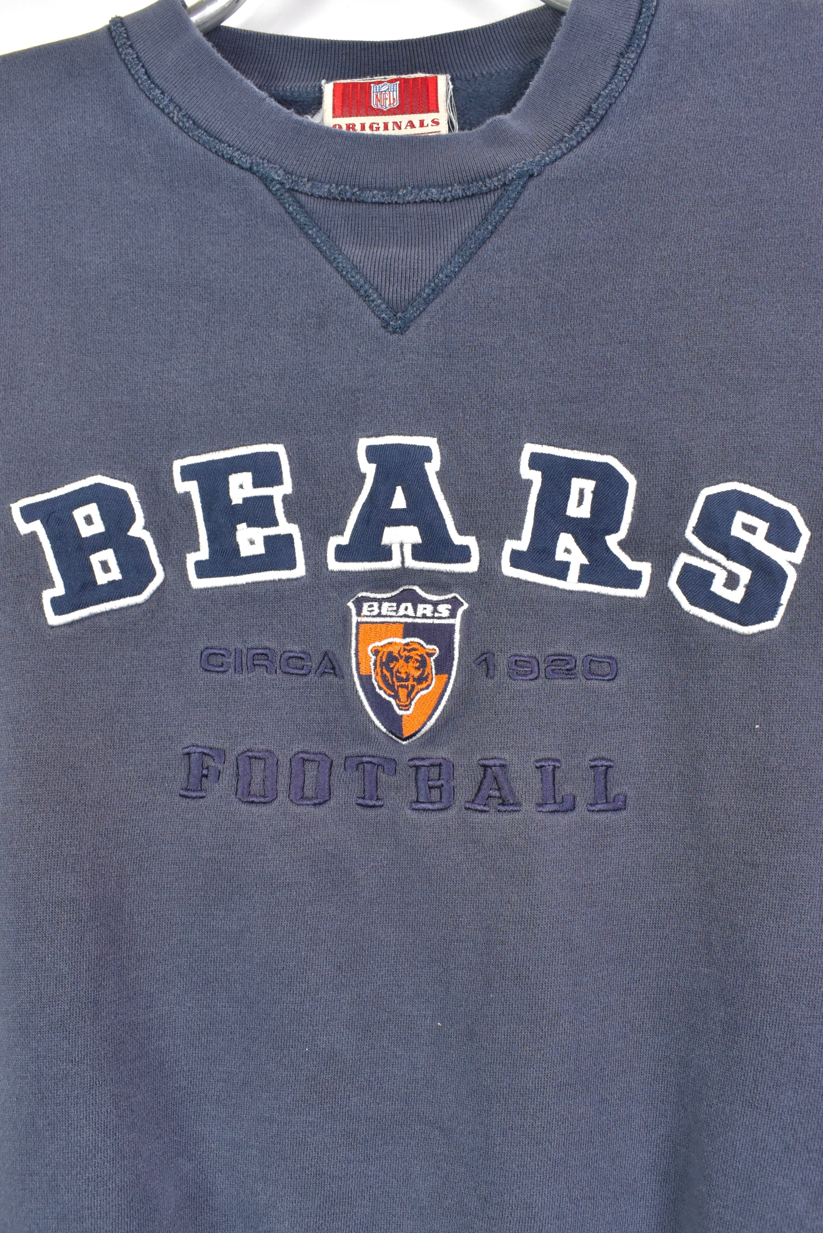 Vintage NFL Chicago Bears embroidered grey sweatshirt | Large PRO SPORT