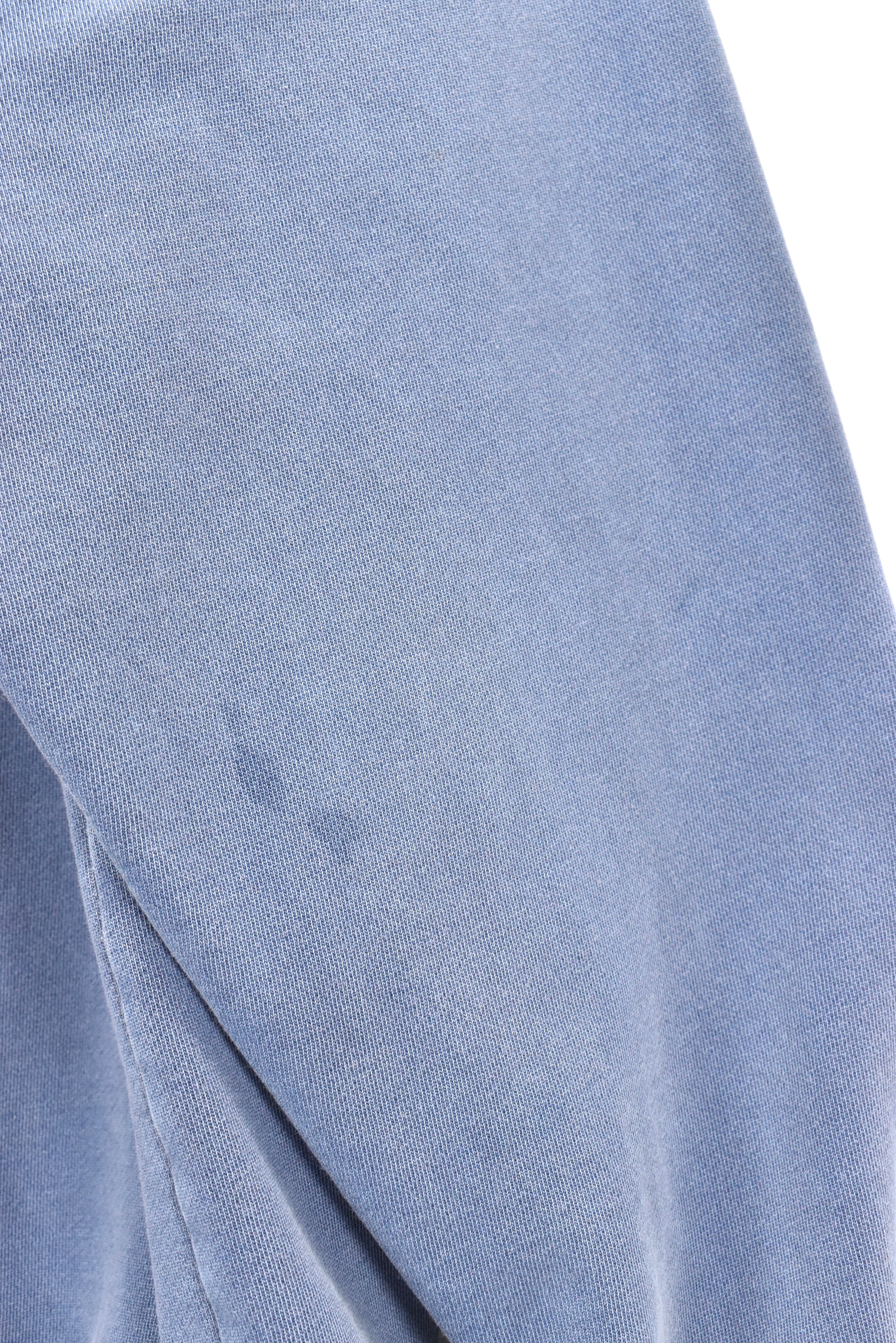 Vintage Mickey Mouse hoodie, long sleeve blue graphic sweatshirt - AU L DISNEY / CARTOON