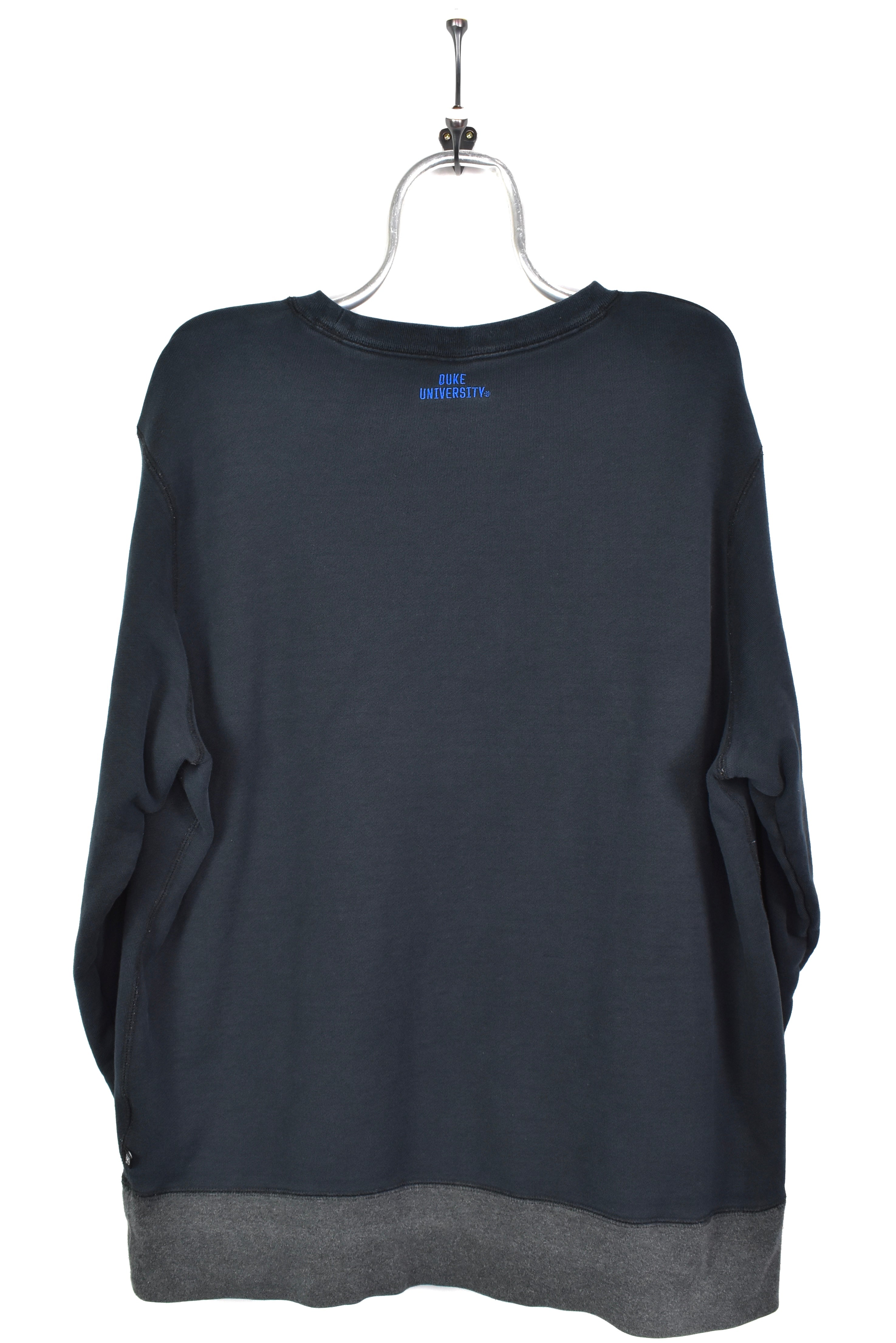 VINTAGE DUKE UNIVERSITY EMBROIDERED BLACK SWEATSHIRT | XXL COLLEGE