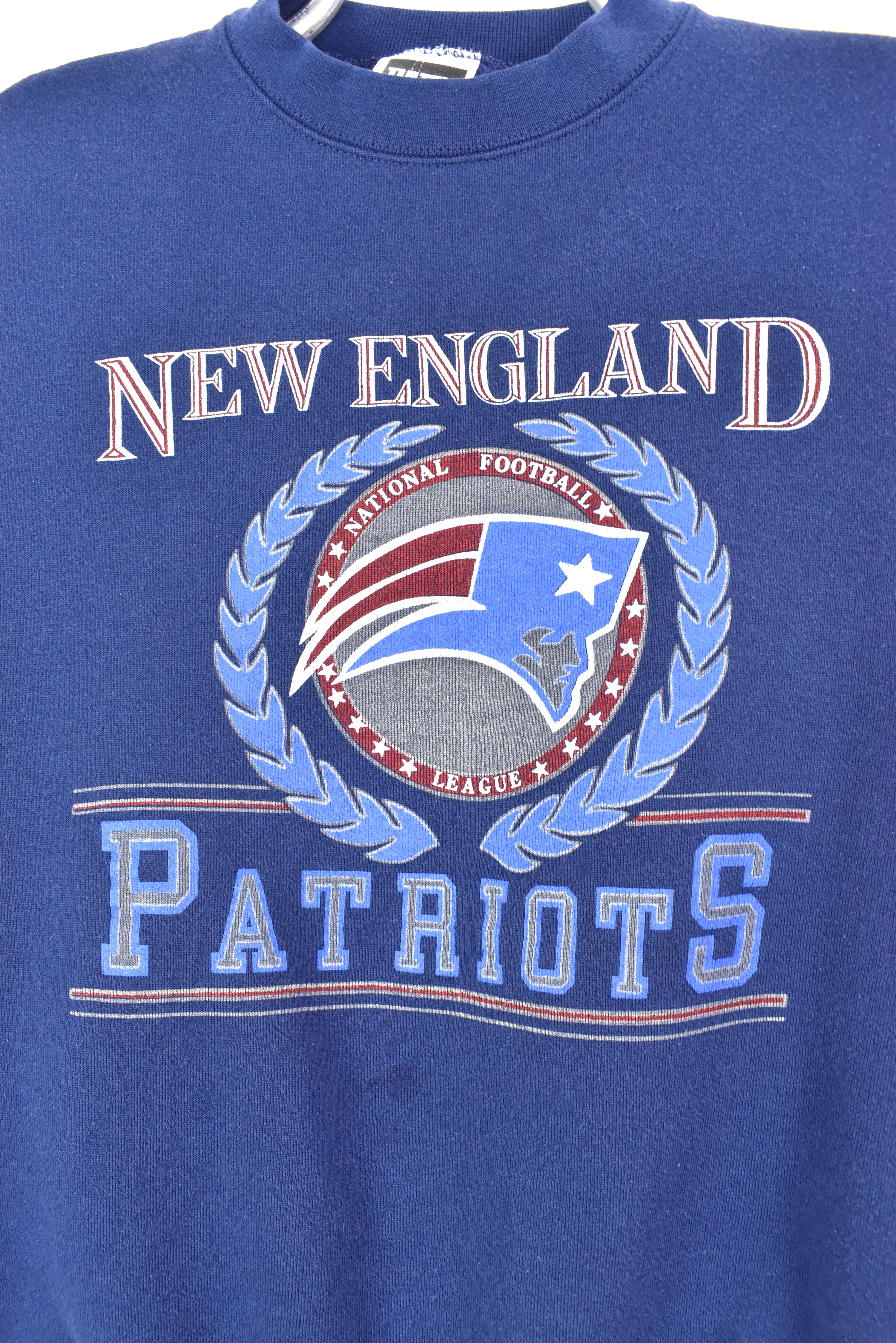VINTAGE NFL NEW ENGLAND PATRIOTS NAVY SWEATSHIRT | MEDIUM PRO SPORT