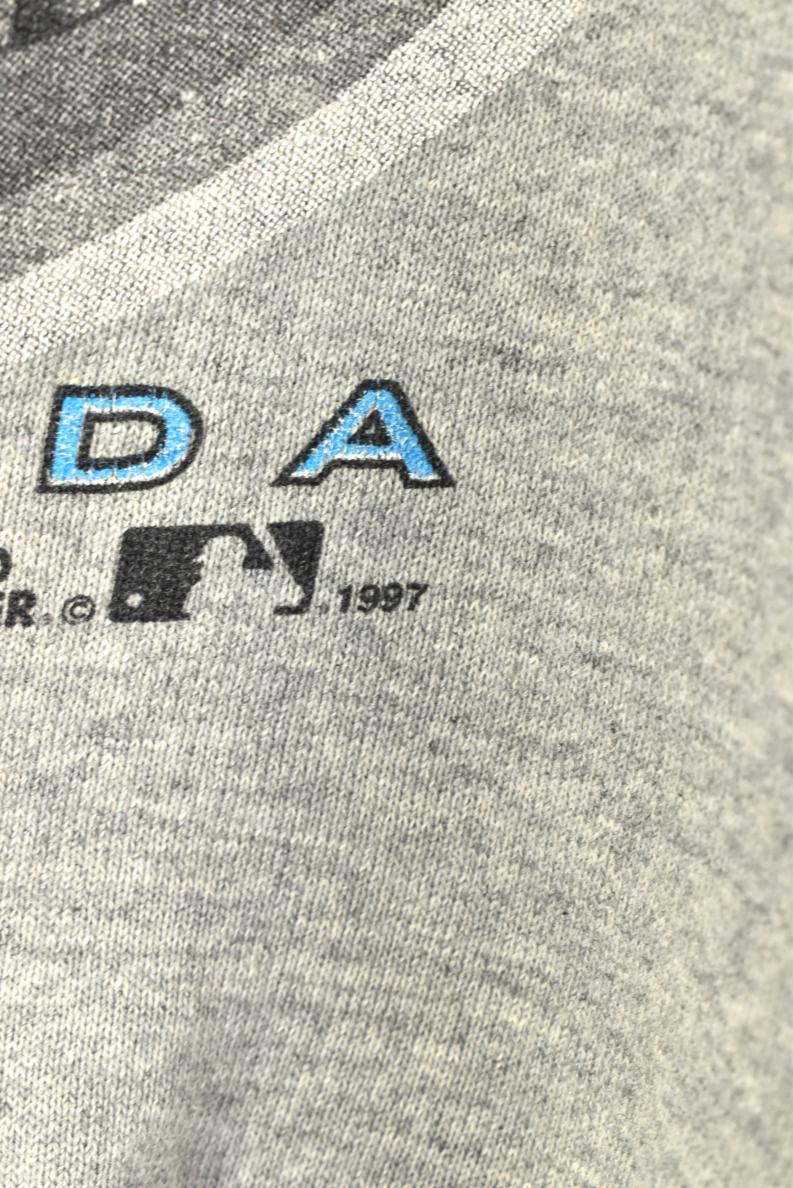 VINTAGE 1997 MLB WORLD SERIES GREY SWEATSHIRT | LARGE PRO SPORT