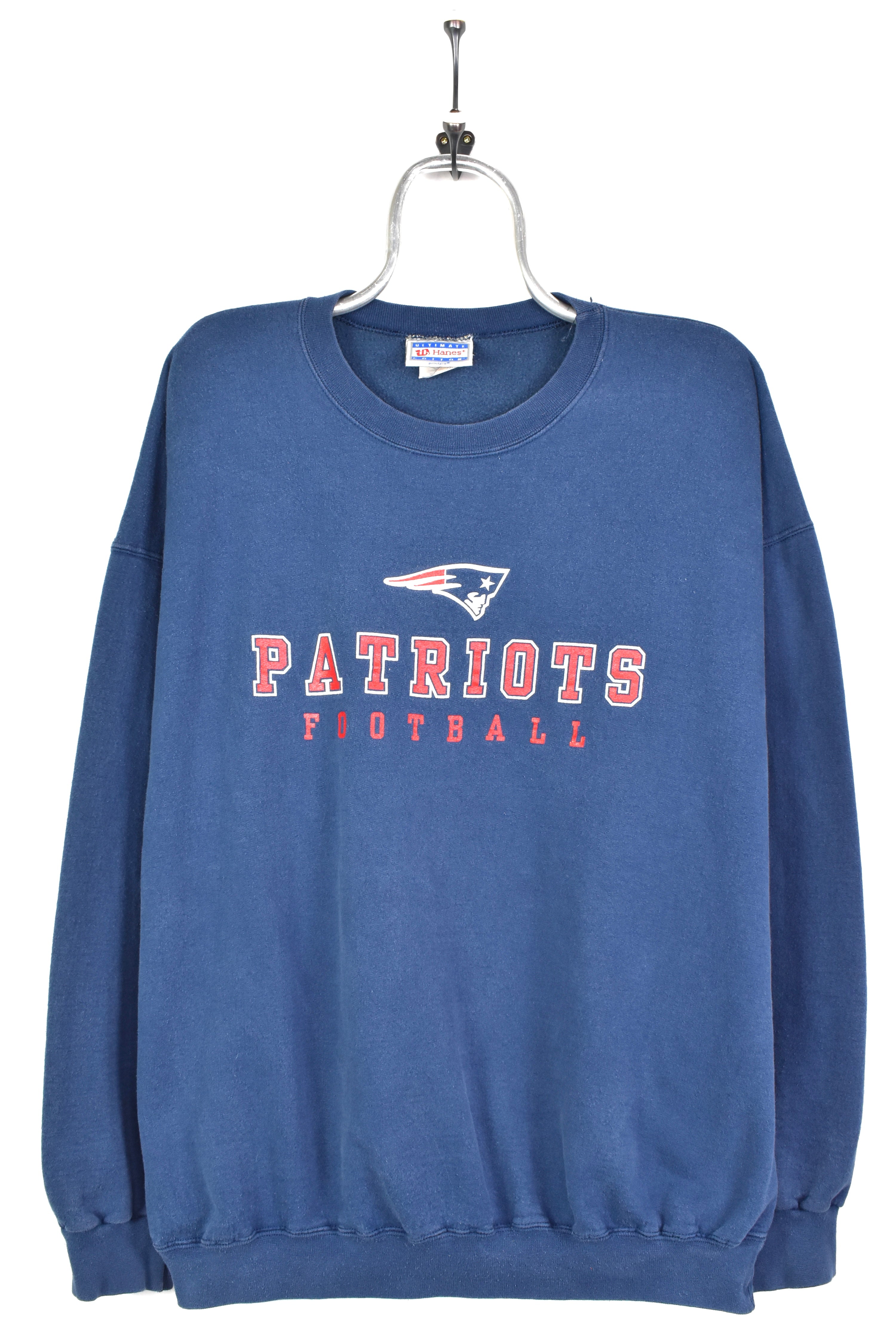 VINTAGE NFL NEW ENGLAND PATRIOTS NAVY SWEATSHIRT | XXL PRO SPORT