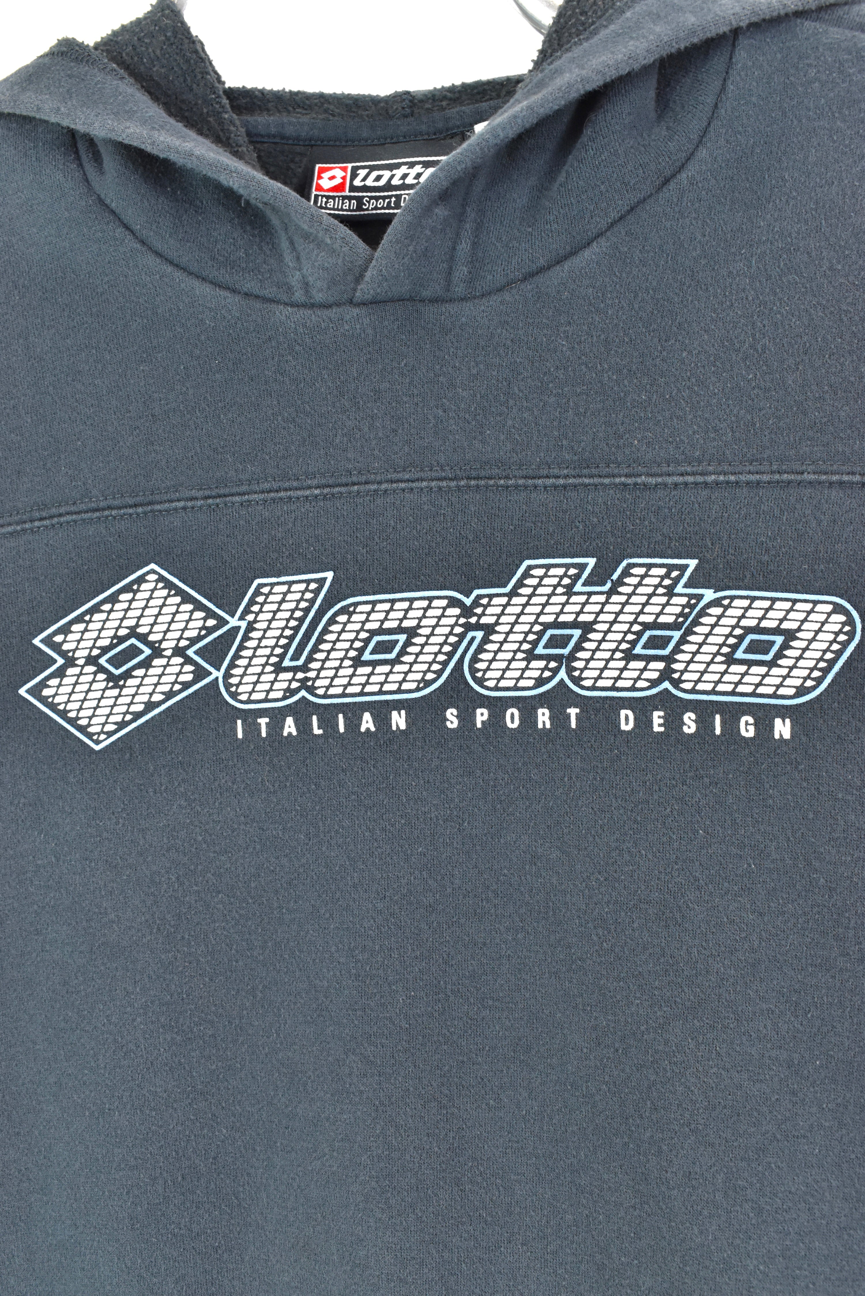 VINTAGE LOTTO NAVY HOODIE | MEDIUM LOTTO