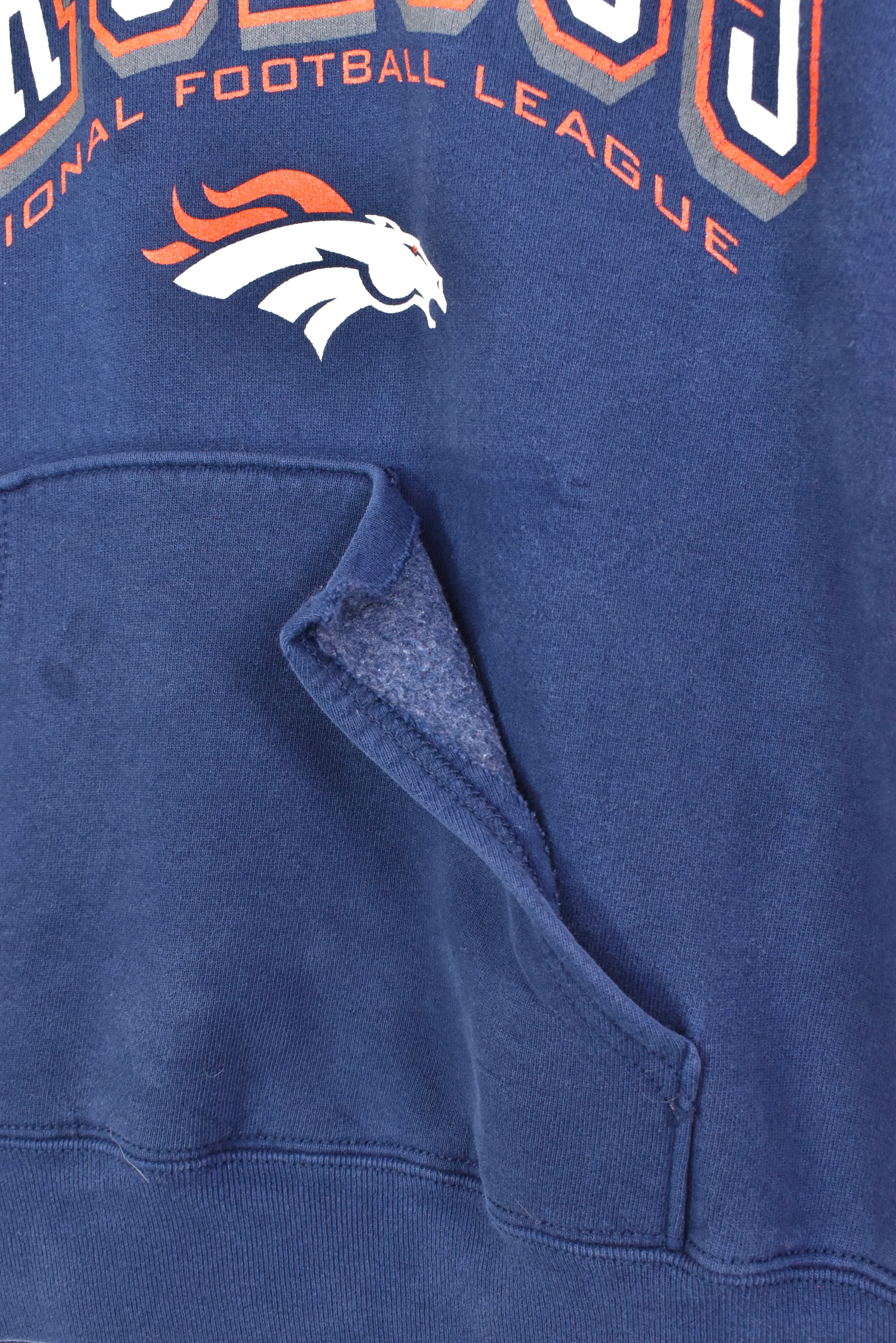 Vintage NFL Denver Broncos navy hoodie | Small PRO SPORT
