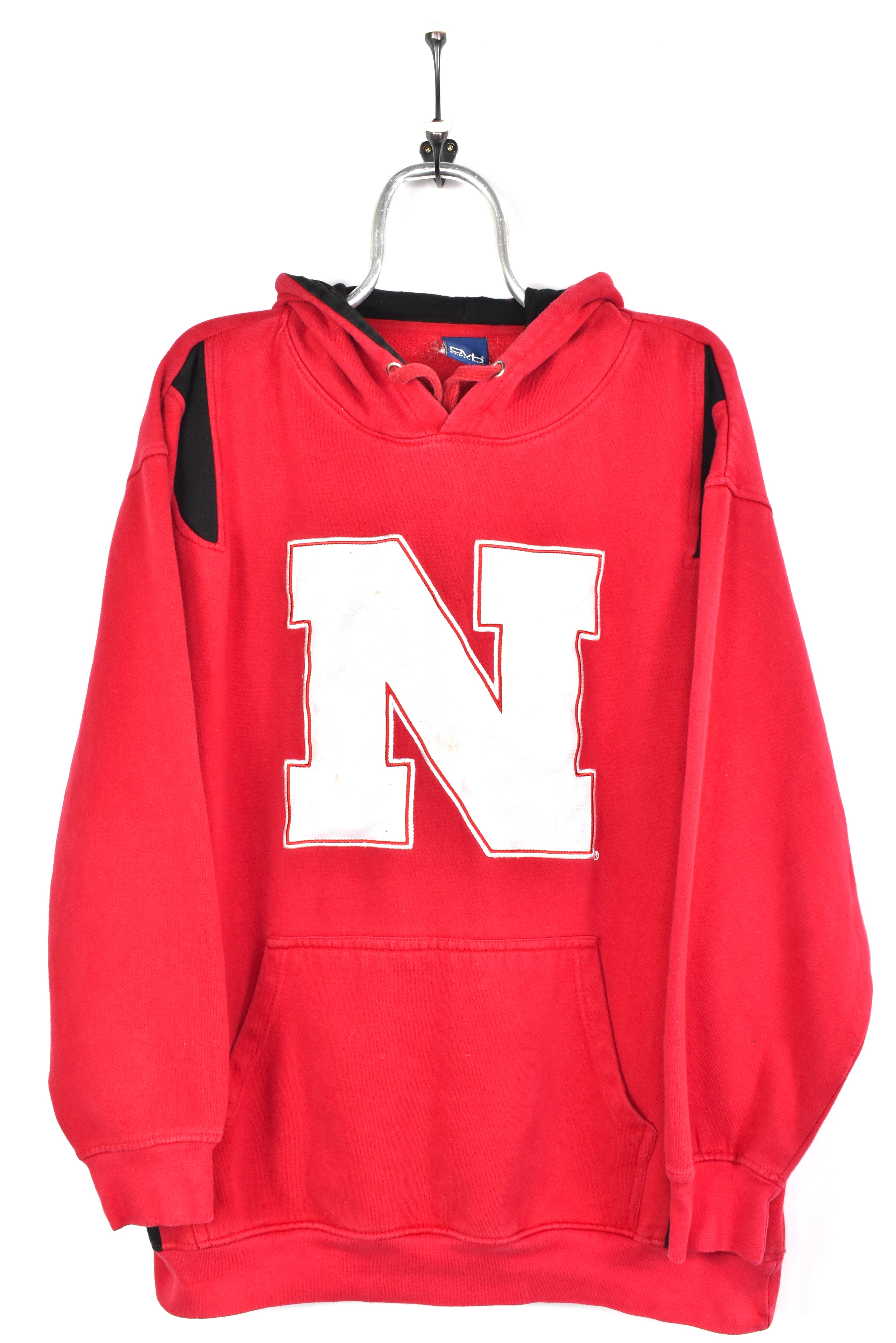 VINTAGE NEBRASKA UNIVERSITY RED HOODIE | XXL COLLEGE