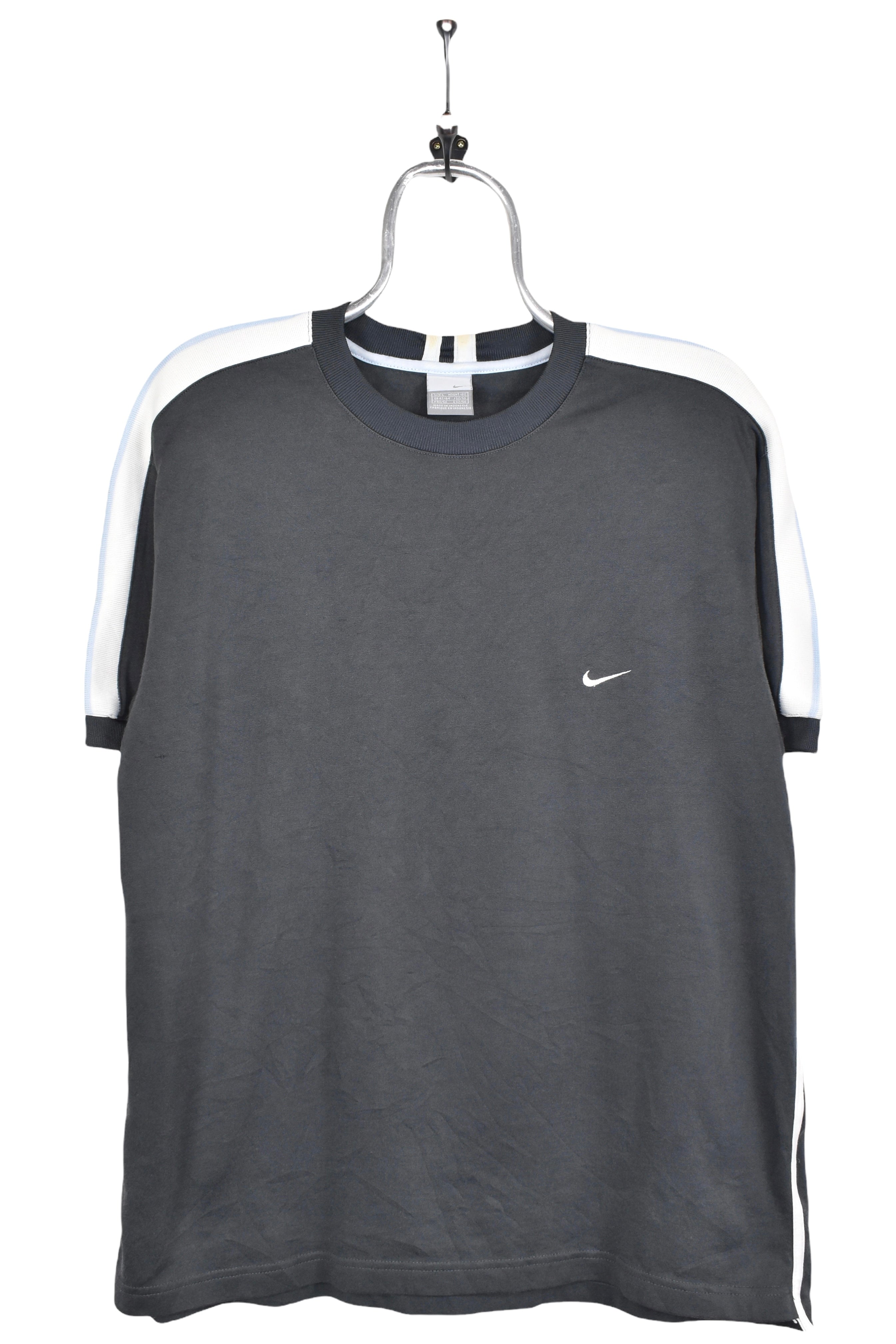 Vintage Nike shirt, grey athletic embroidered tee - AU L NIKE
