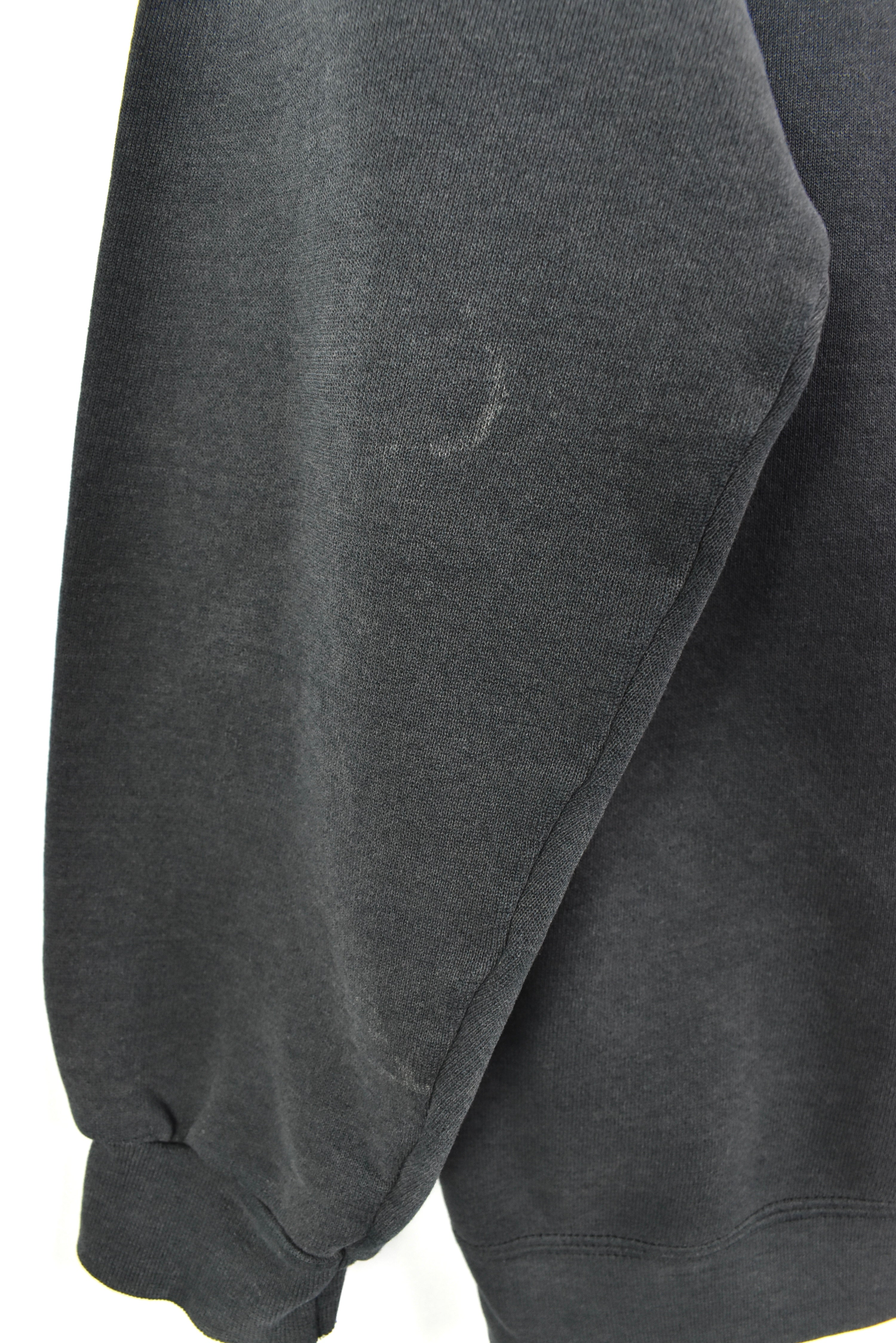 VINTAGE HARLEY DAVIDSON EMBROIDERED BLACK SWEATSHIRT | LARGE HARLEY DAVIDSON