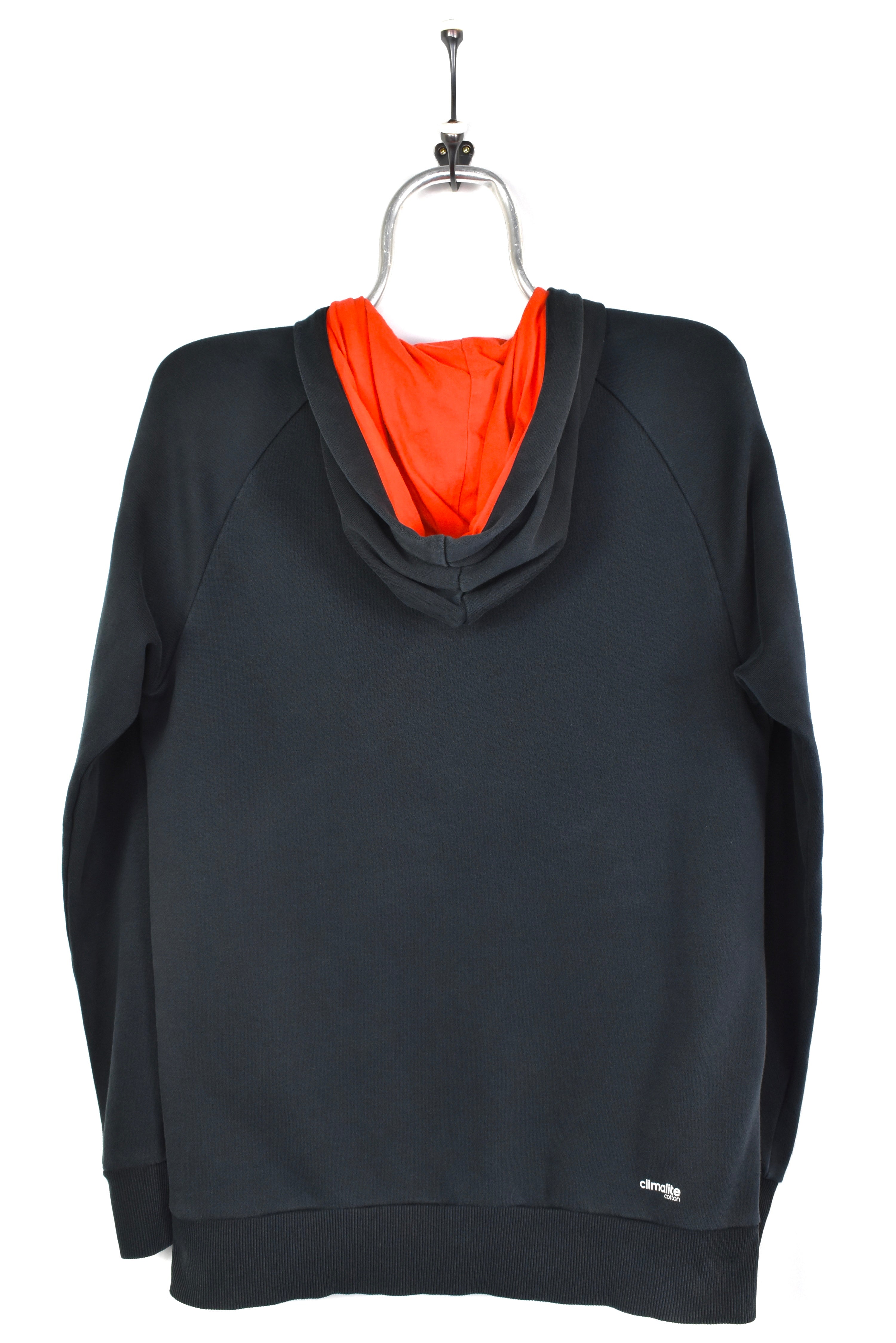 VINTAGE ADIDAS BLACK HOODIE | SMALL ADIDAS