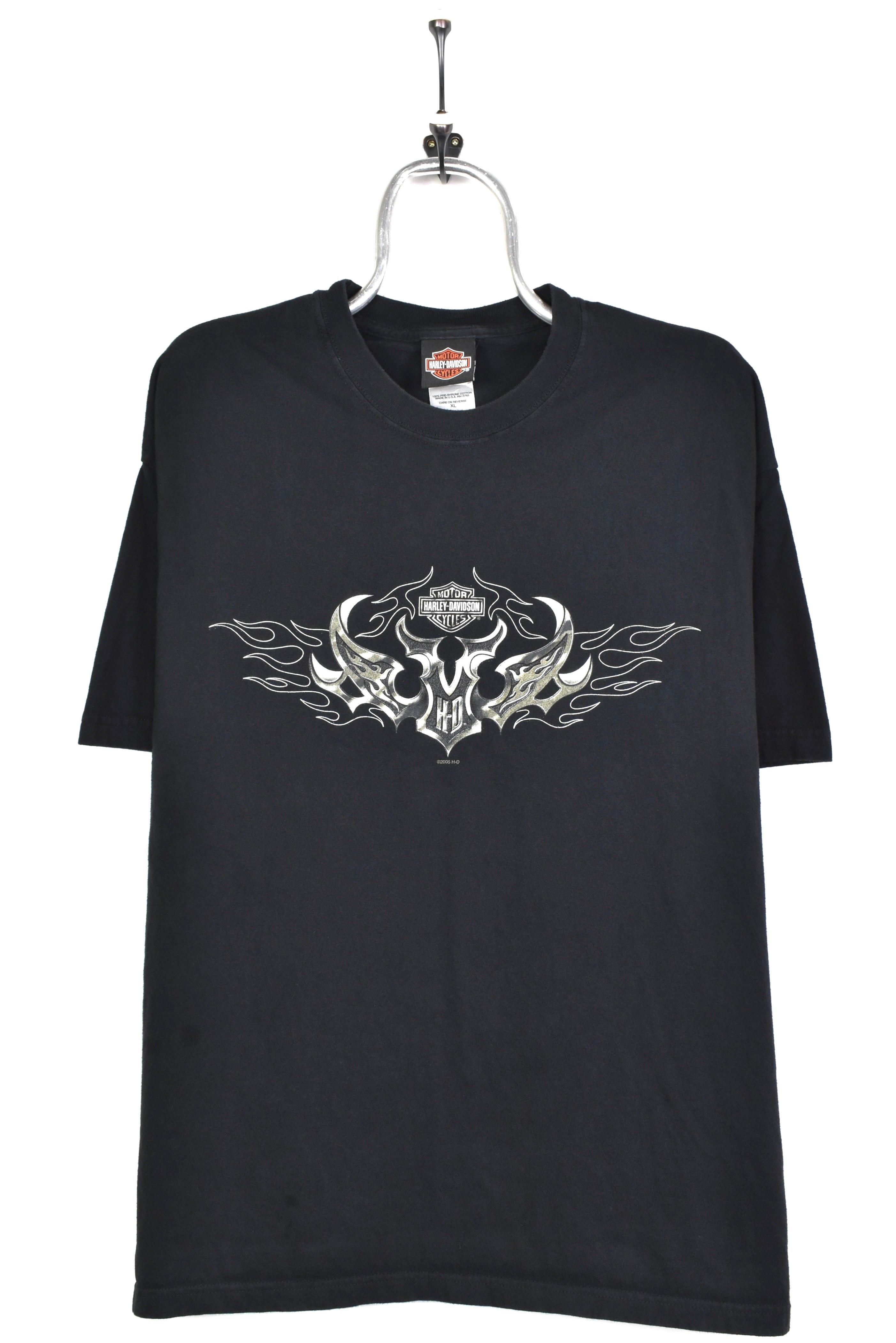 Vintage Harley Davidson shirt, motorcycle biker graphic tee - XL, black HARLEY DAVIDSON