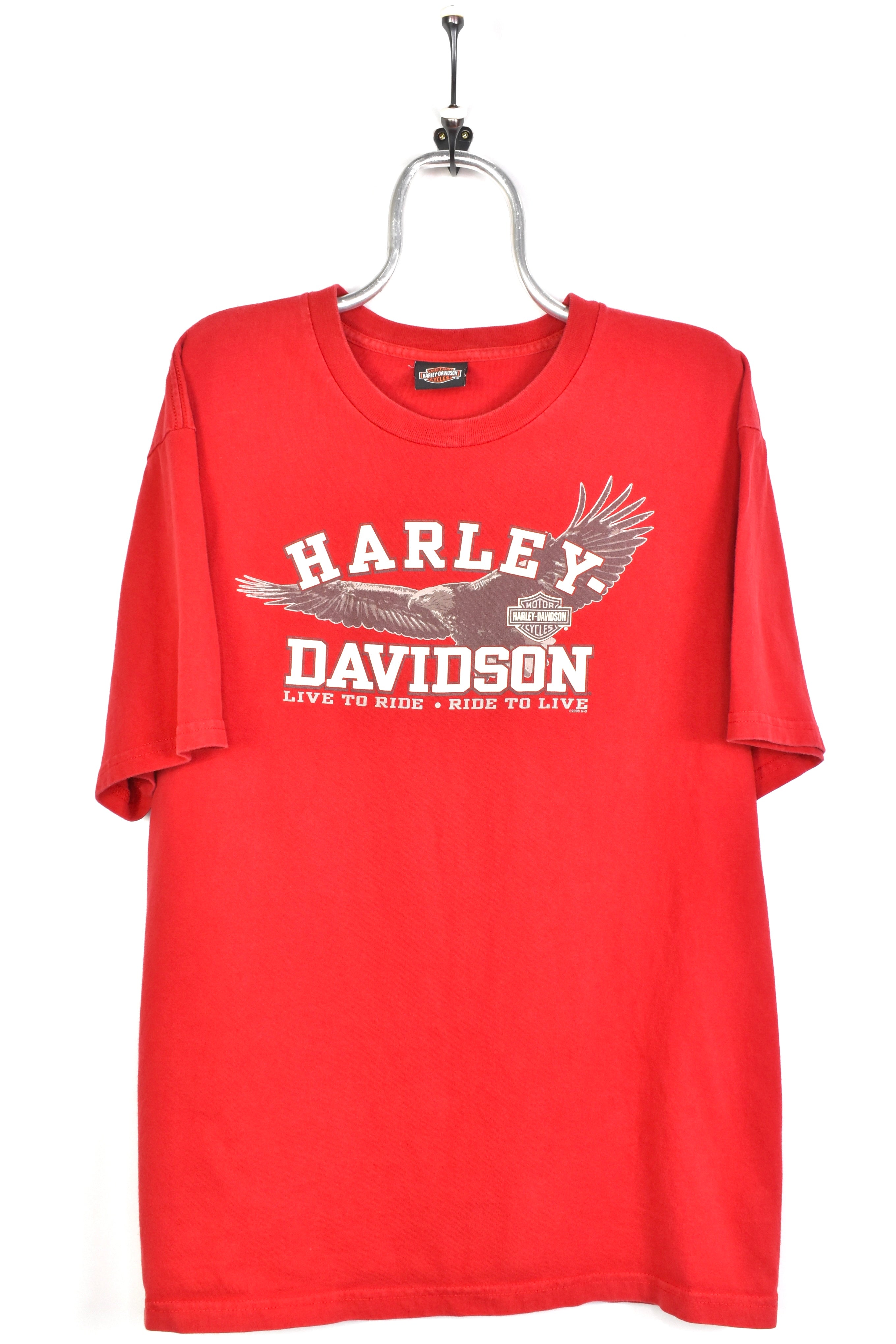 Vintage Harley Davidson red T-Shirt | LARGE HARLEY DAVIDSON