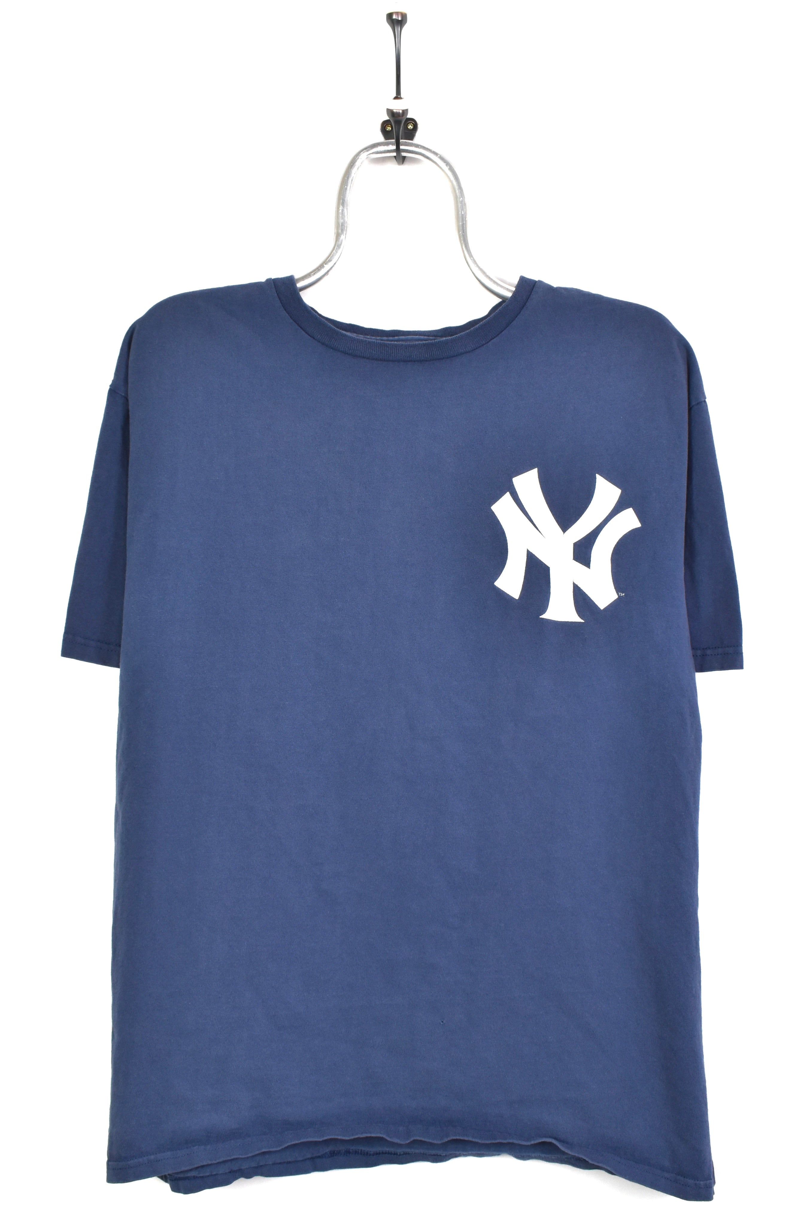 Vintage New York Yankees shirt, MLB American baseball graphic tee - large, navy blue PRO SPORT