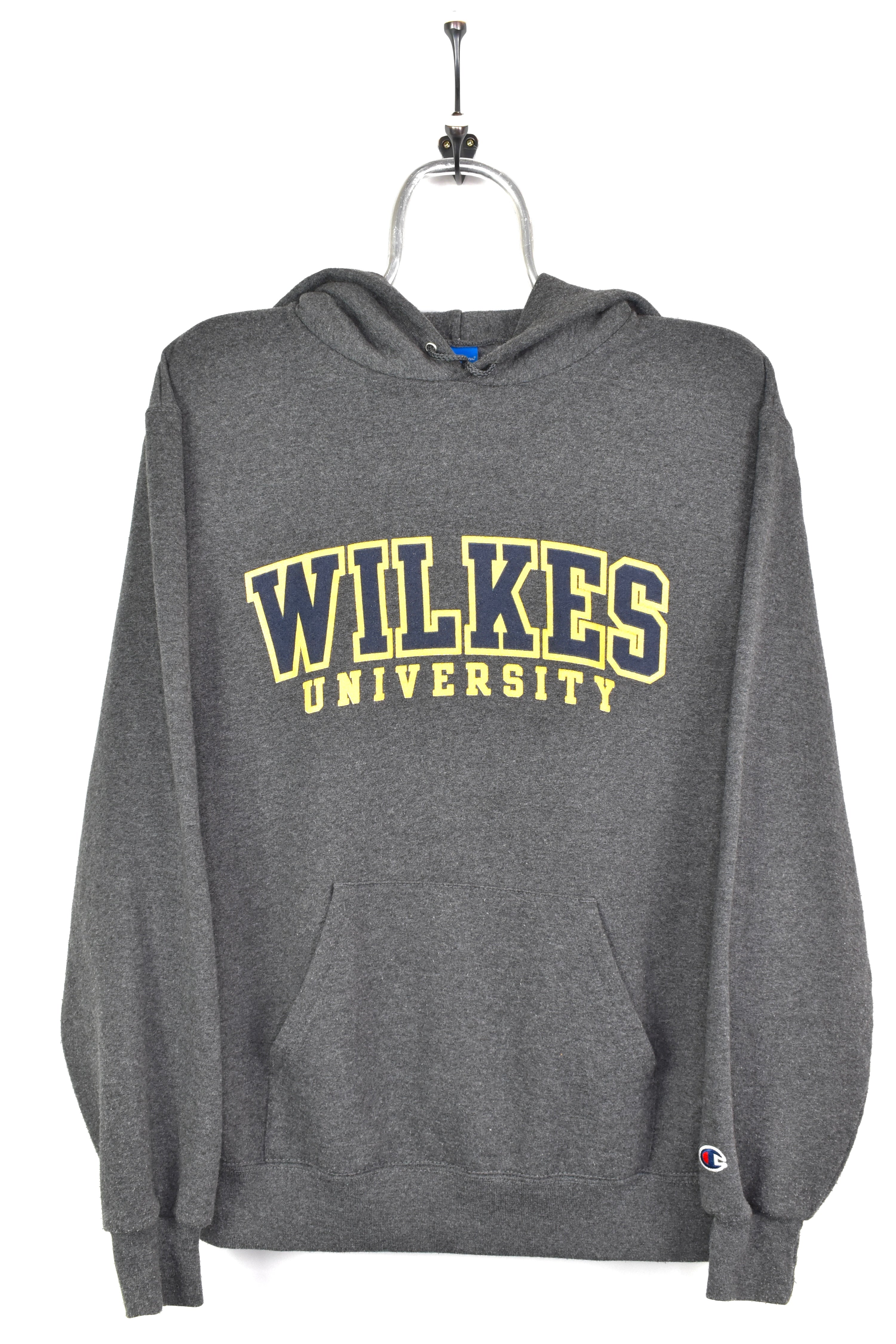 VINTAGE WILKES UNIVERSITY GREY HOODIE | MEDIUM COLLEGE