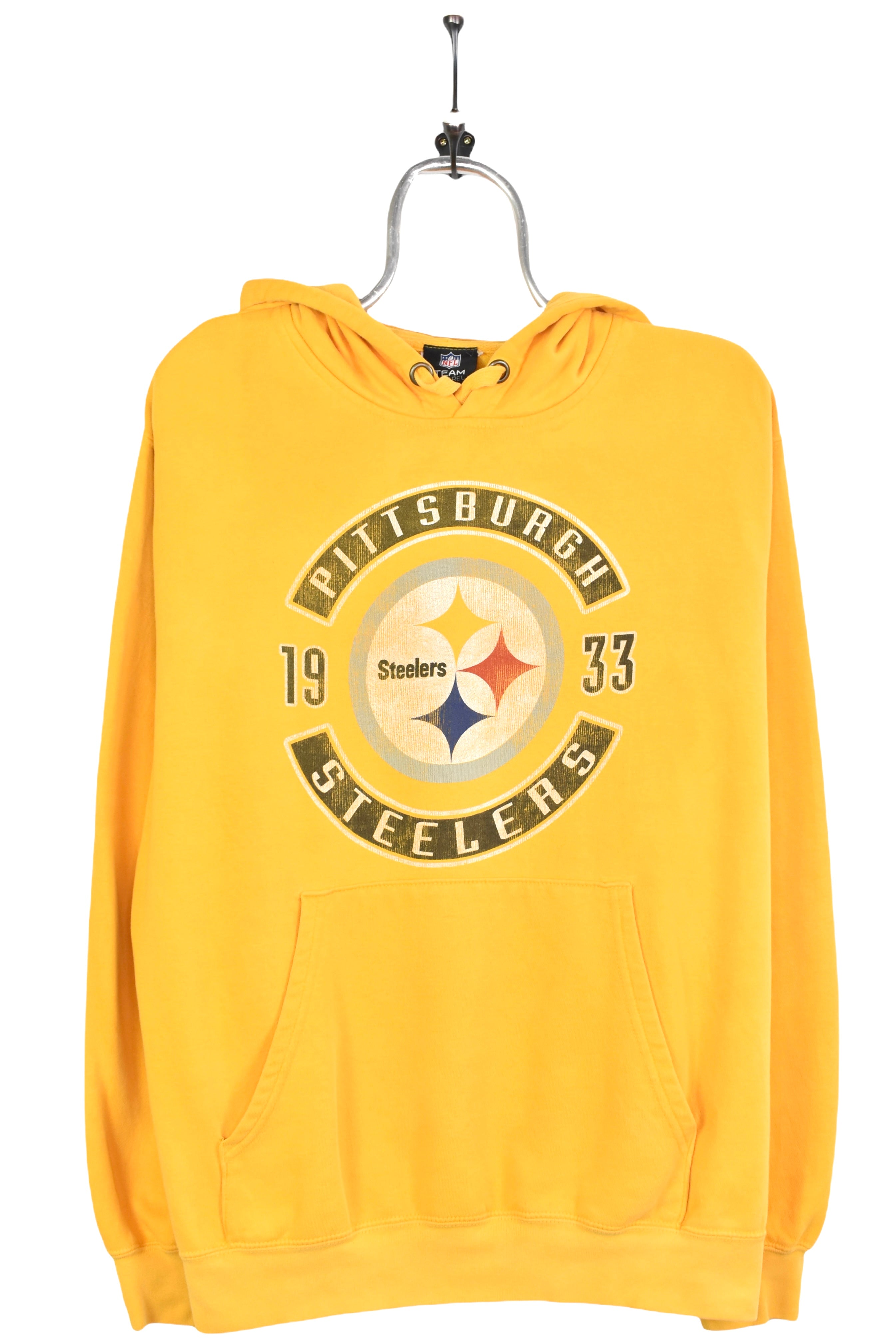Vintage NFL Pittsburgh Steelers yellow hoodie | Large PRO SPORT