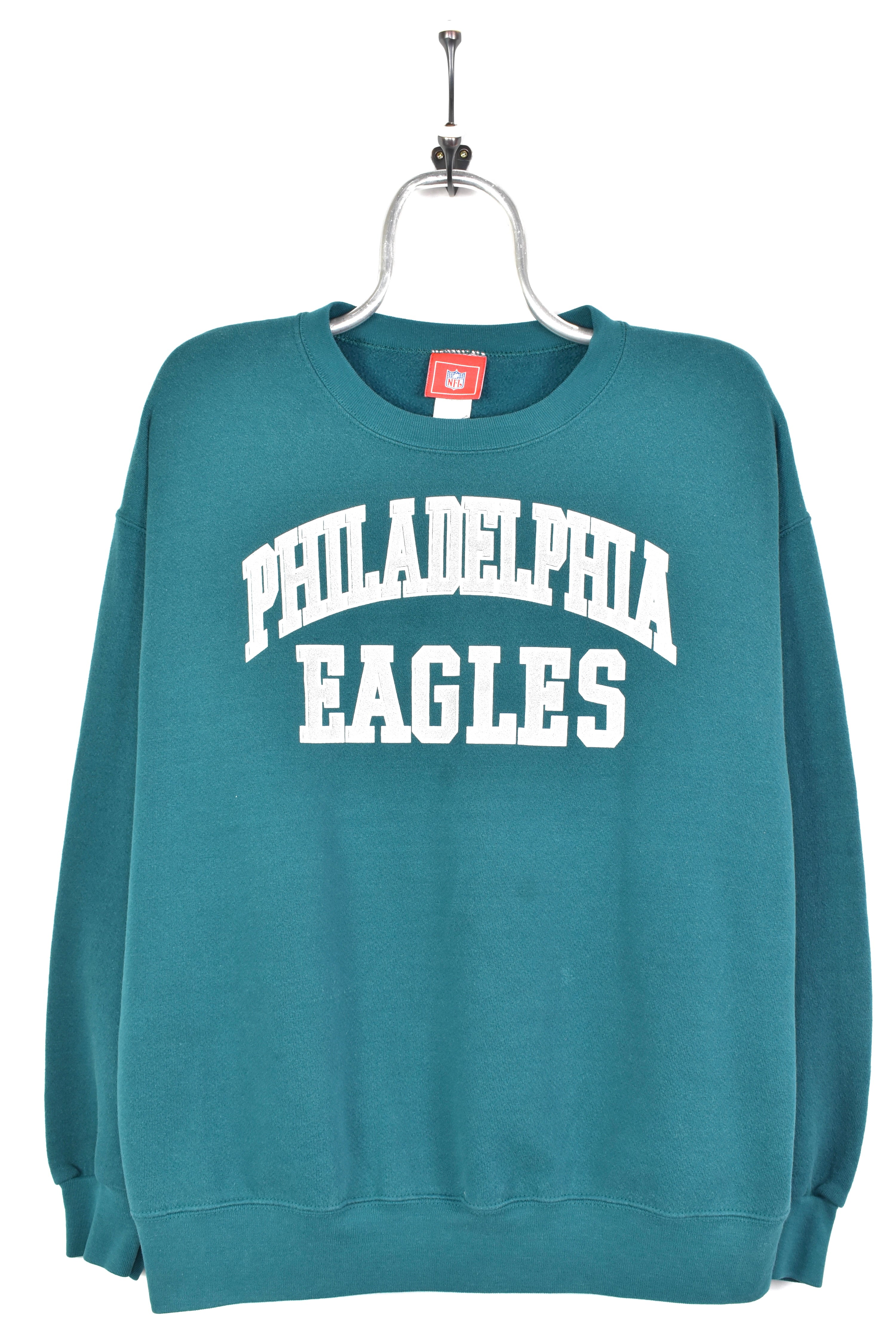 VINTAGE NFL PHILADELPHIA EAGLES GREEN SWEATSHIRT | LARGE PRO SPORT