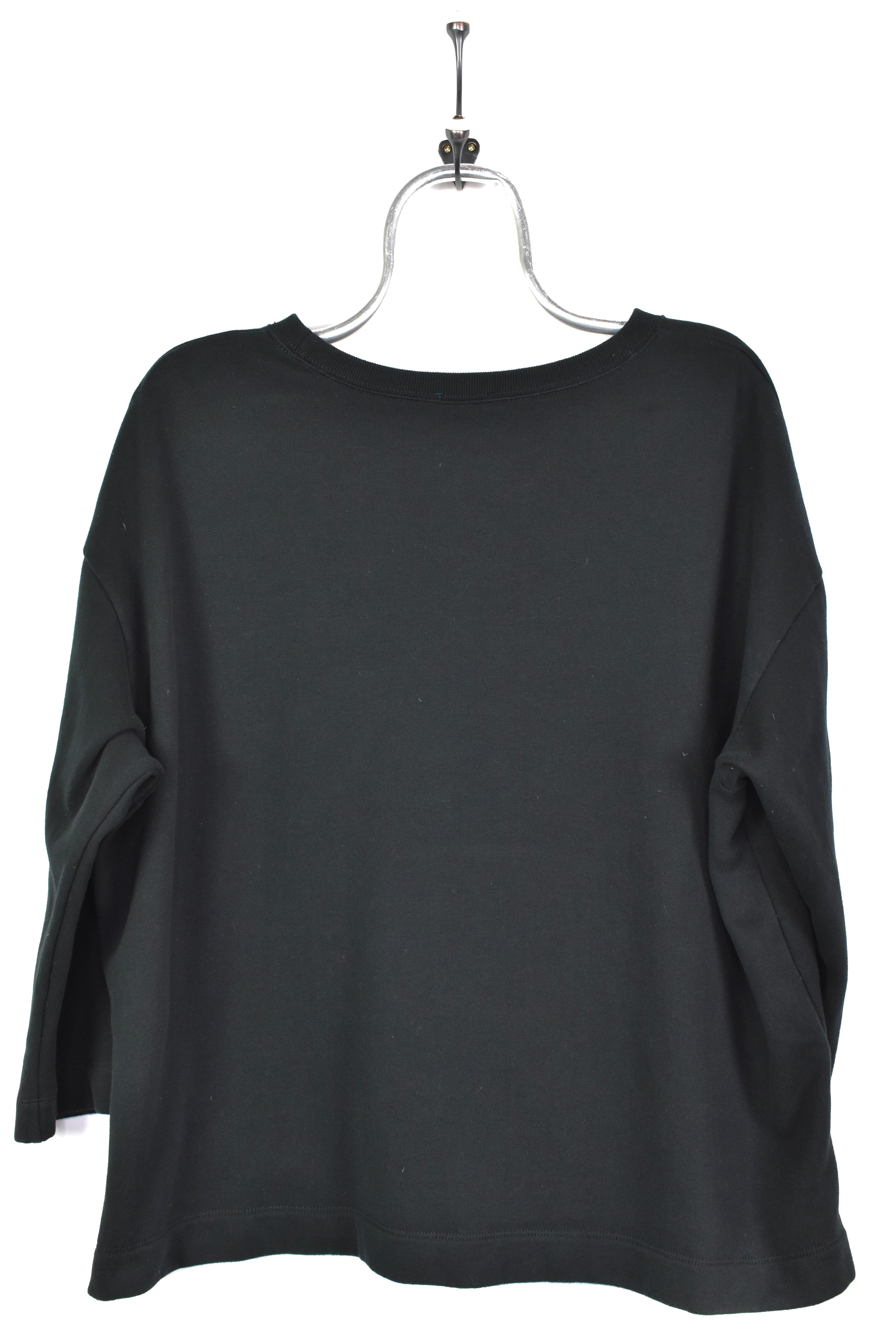 VINTAGE WOMEN'S RALPH LAUREN EMBROIDERED BLACK SWEATSHIRT | XL RALPH LAUREN