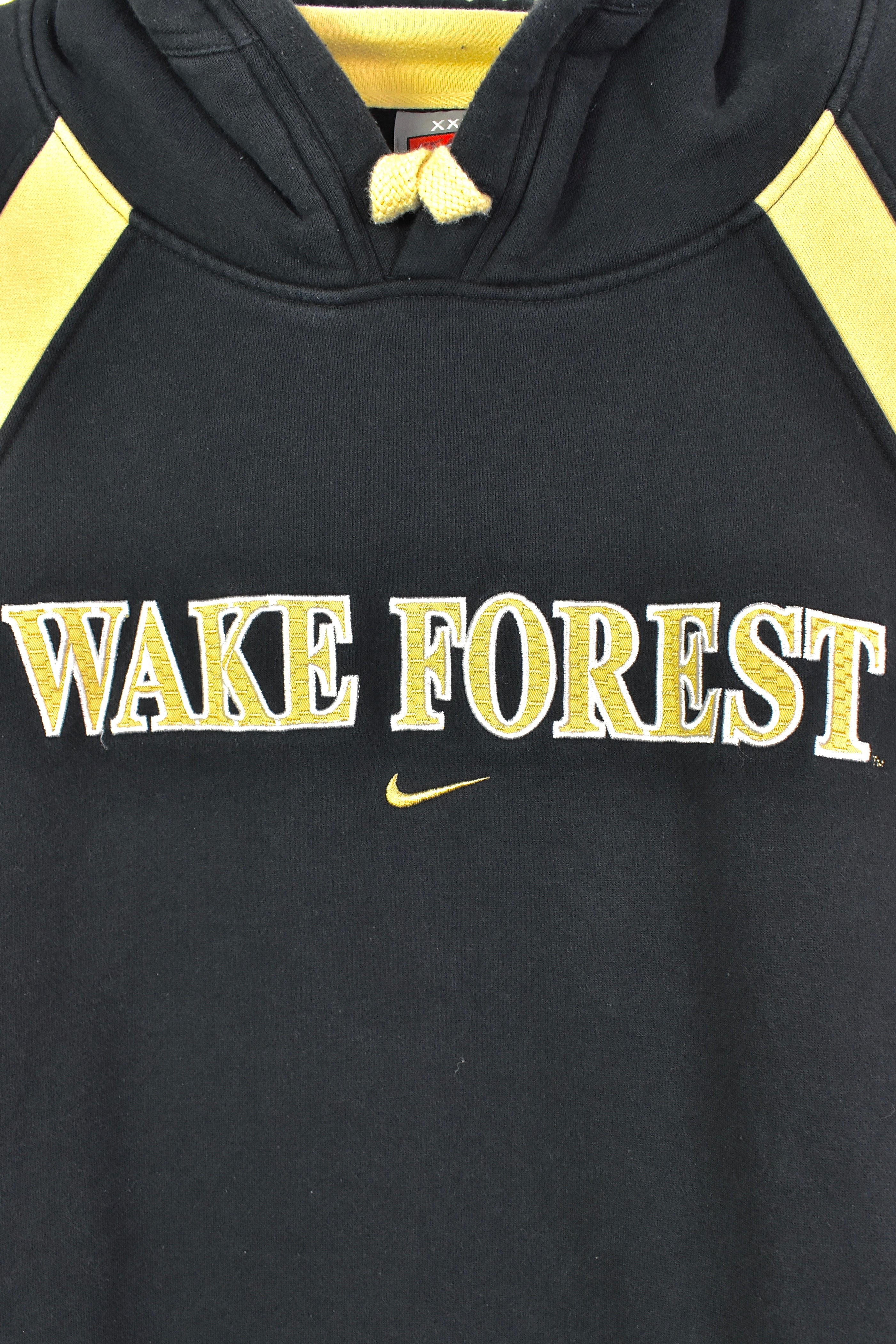 Vintage nike wake forest university embroidered hoodie | xxl COLLEGE