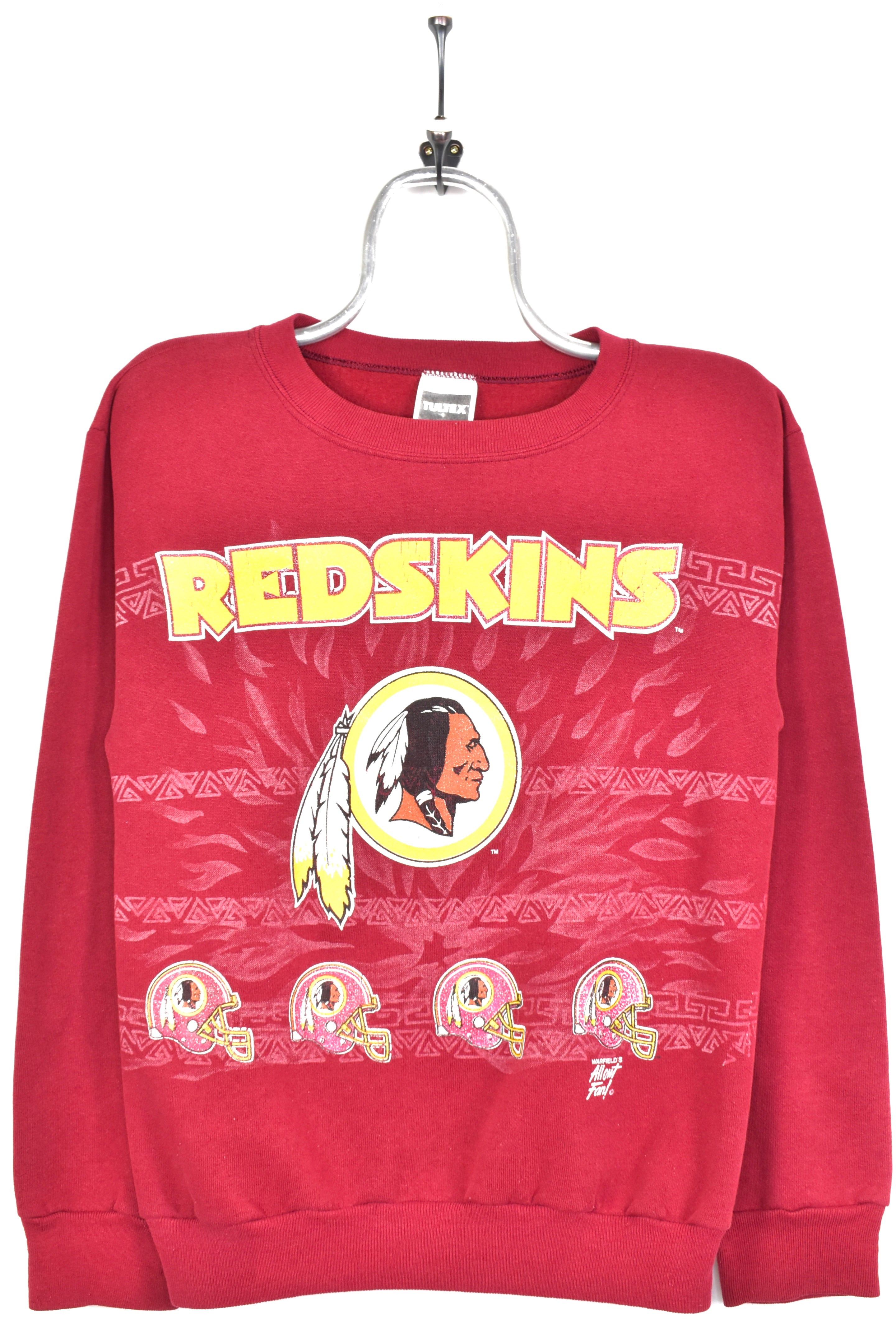 VINTAGE NFL WASHINGTON REDSKINS RED SWEATSHIRT | SMALL PRO SPORT