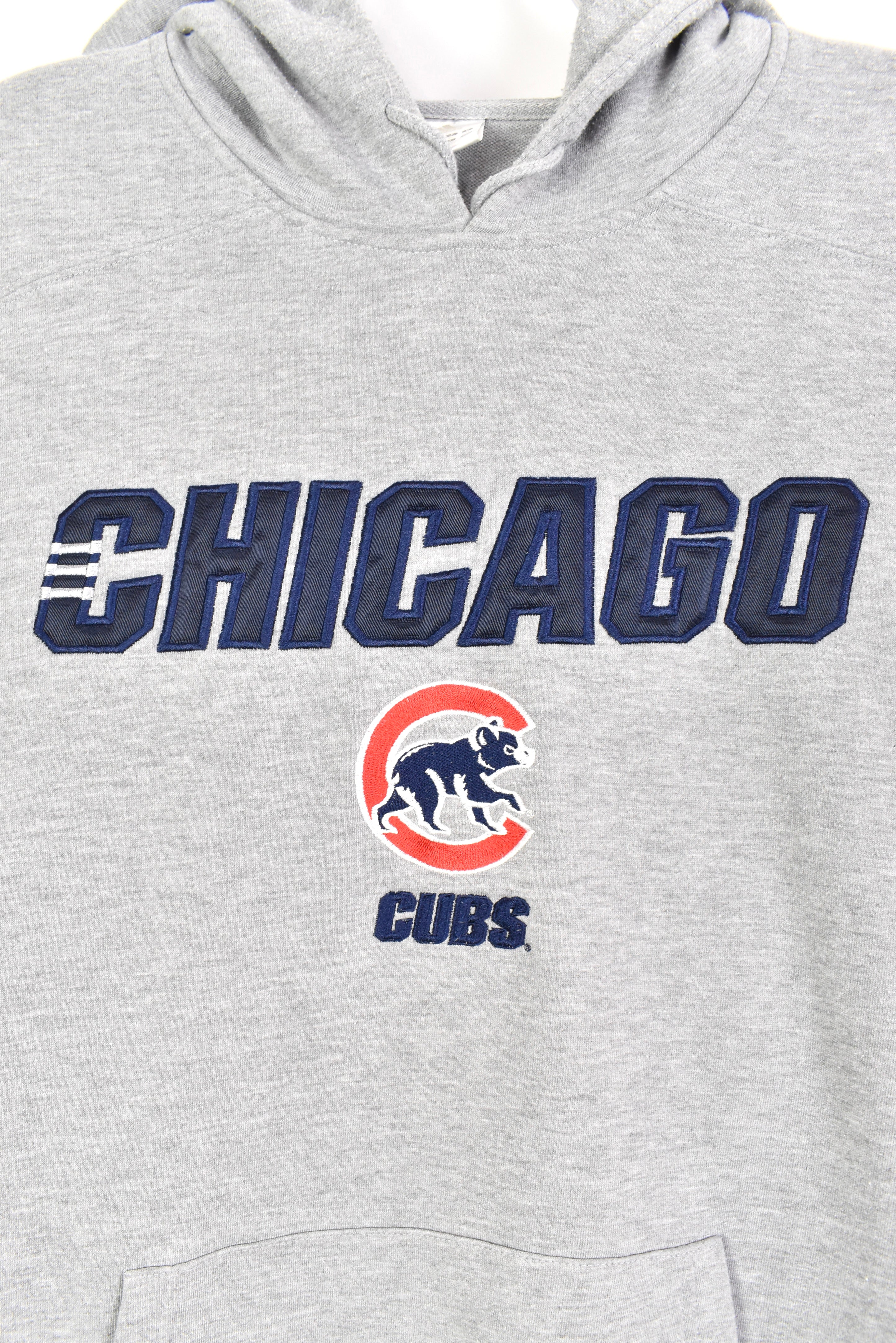 Vintage MLB Chicago Cubs embroidered grey hoodie | XXL PRO SPORT