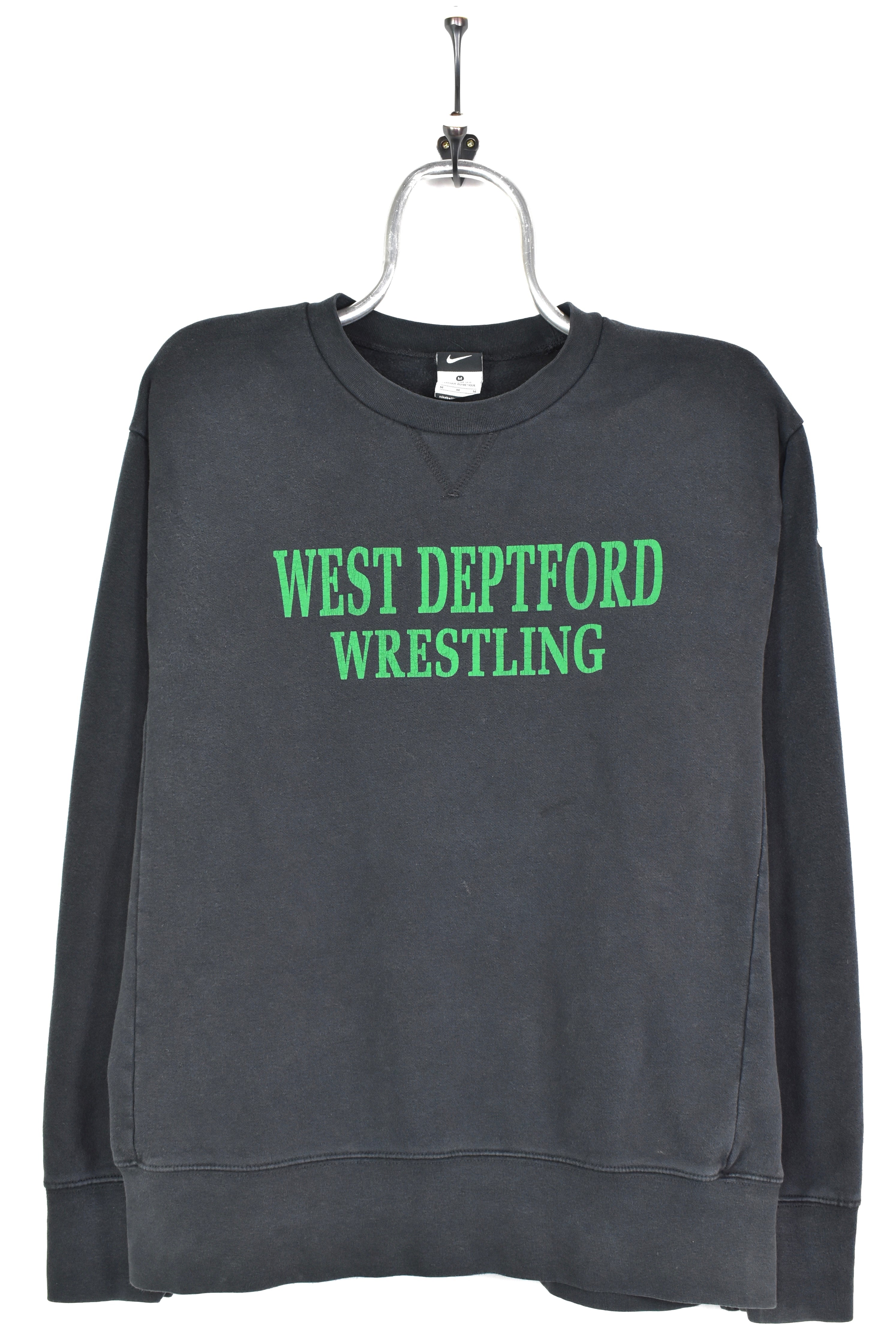 VINTAGE WEST DEPTFORD HIGH SCHOOL BLACK SWEATSHIRT | LARGE COLLEGE