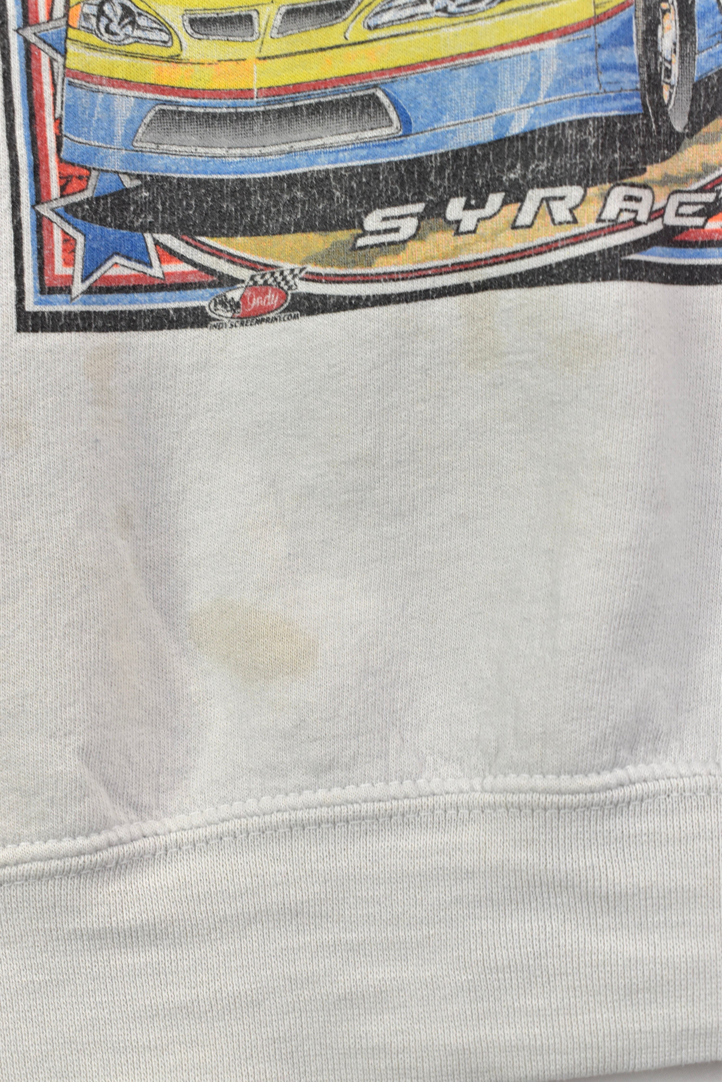 Vintage Super Dirt Series racing grey sweatshirt | XL NASCAR / RACING
