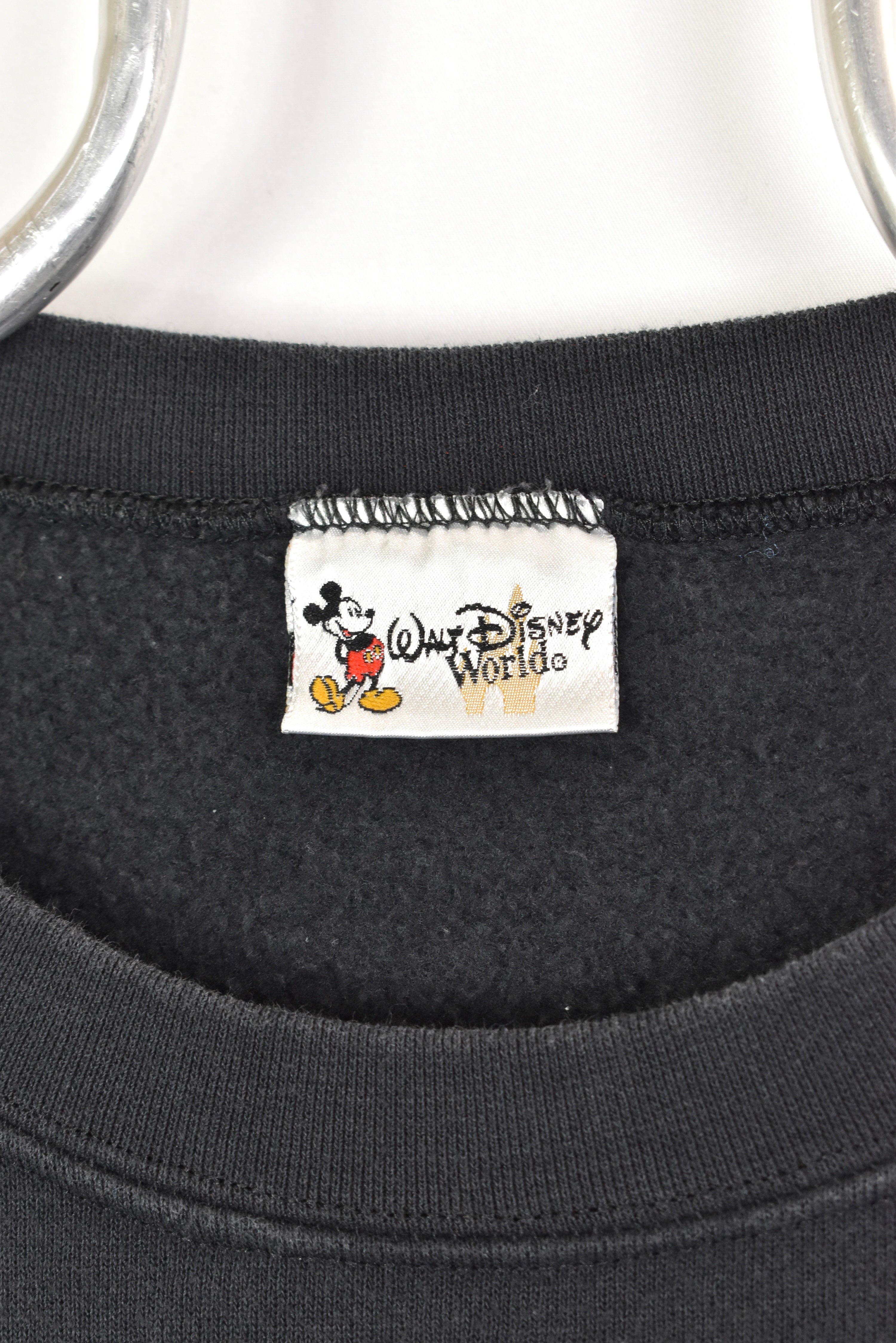 Vintage Disney sweatshirt, 2000 long sleeve graphic crewneck - XXXL, black DISNEY / CARTOON