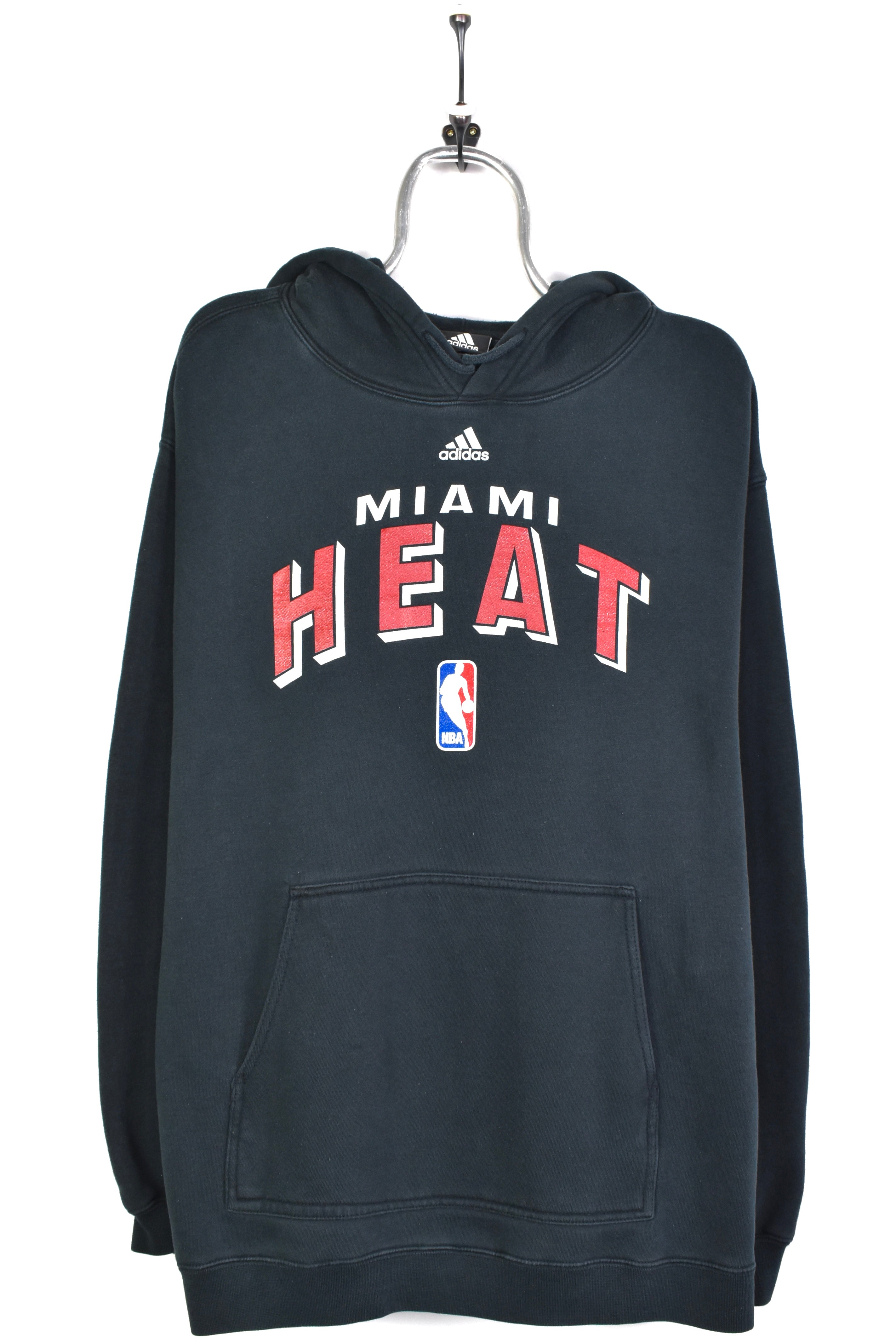 Vintage Adidas NBA Miami Heat black hoodie | XL PRO SPORT