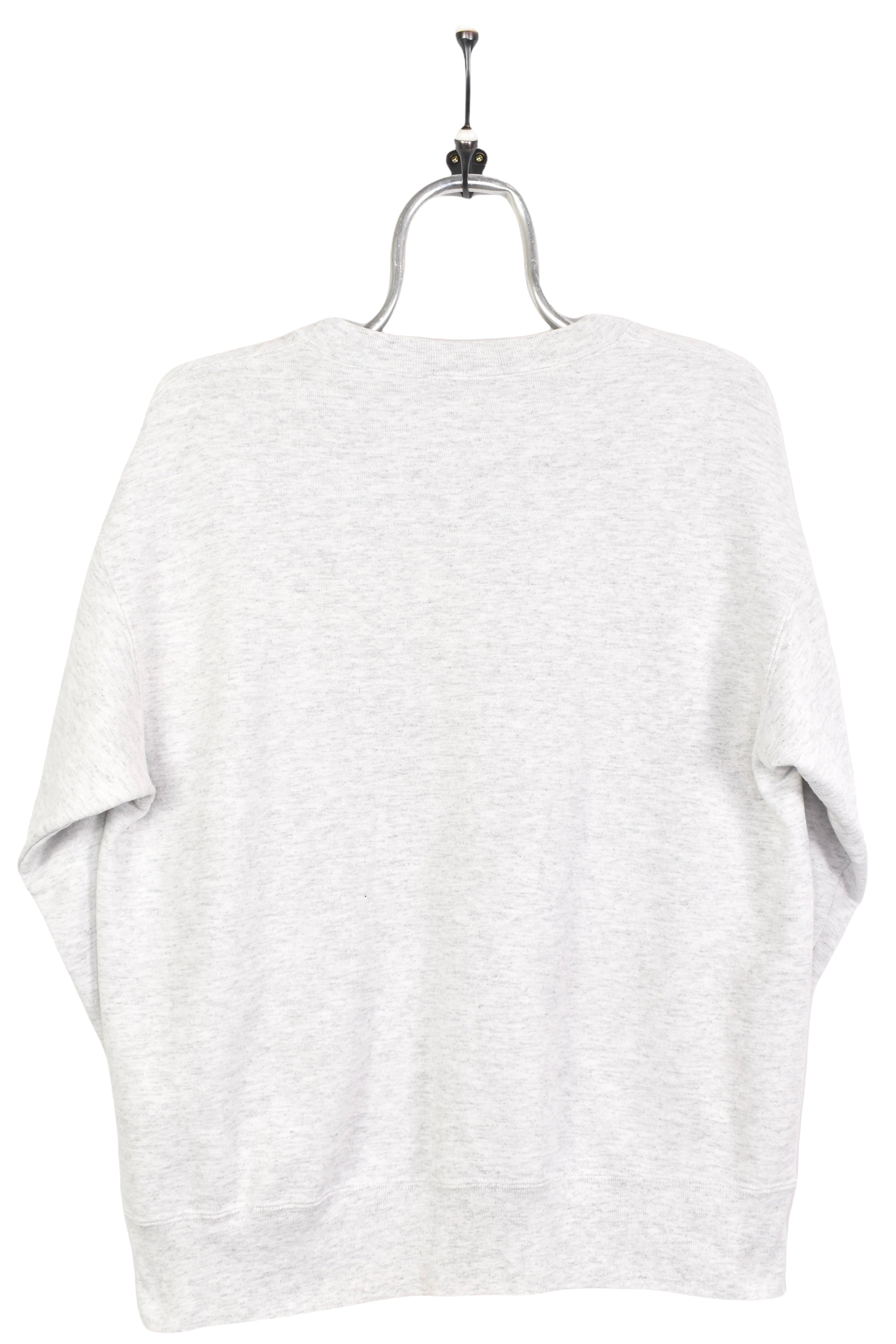 Vintage disney mickey embroidered grey sweatshirt | large DISNEY / CARTOON