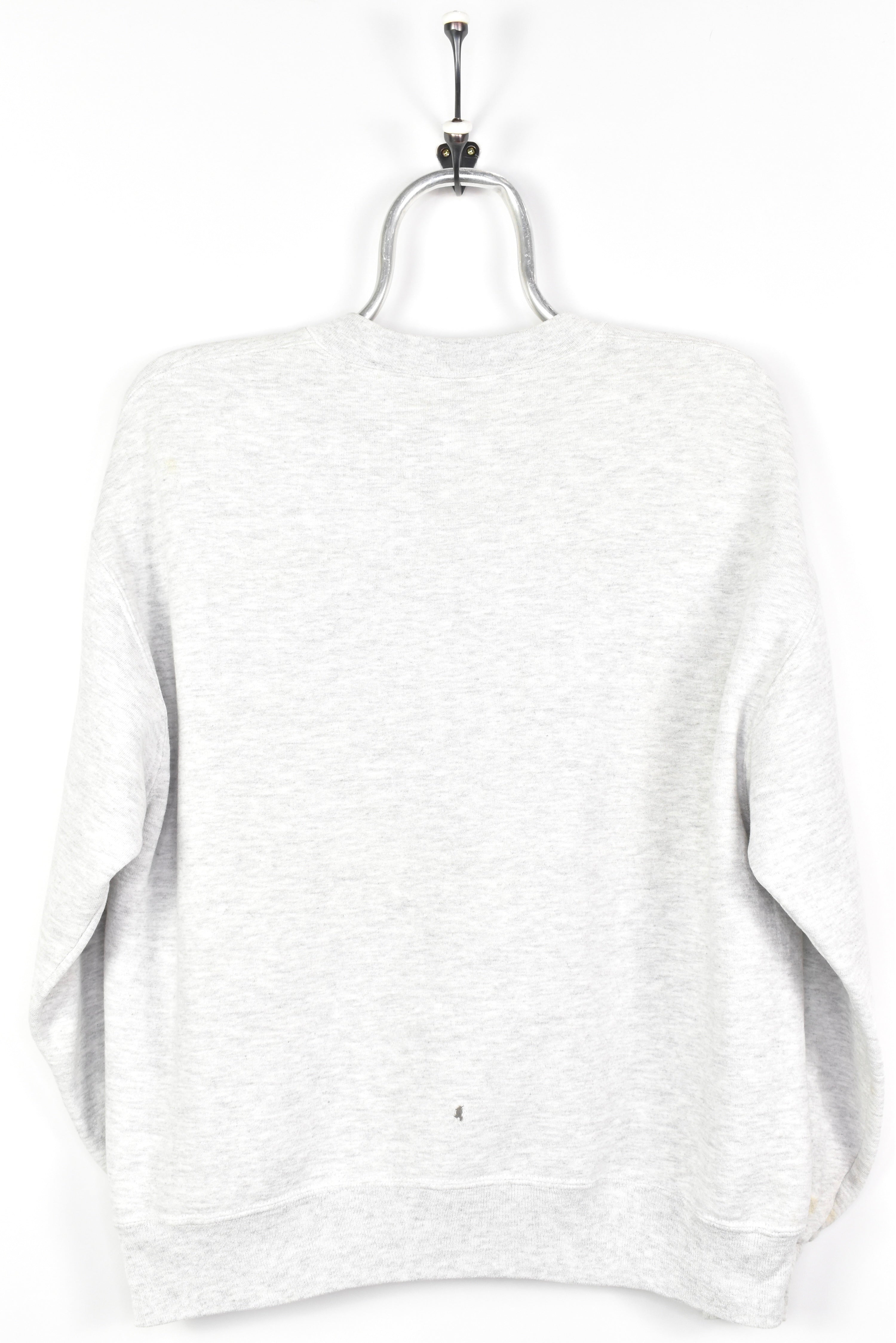 VINTAGE AUBURN UNIVERSITY EMBROIDERED GREY SWEATSHIRT | LARGE COLLEGE