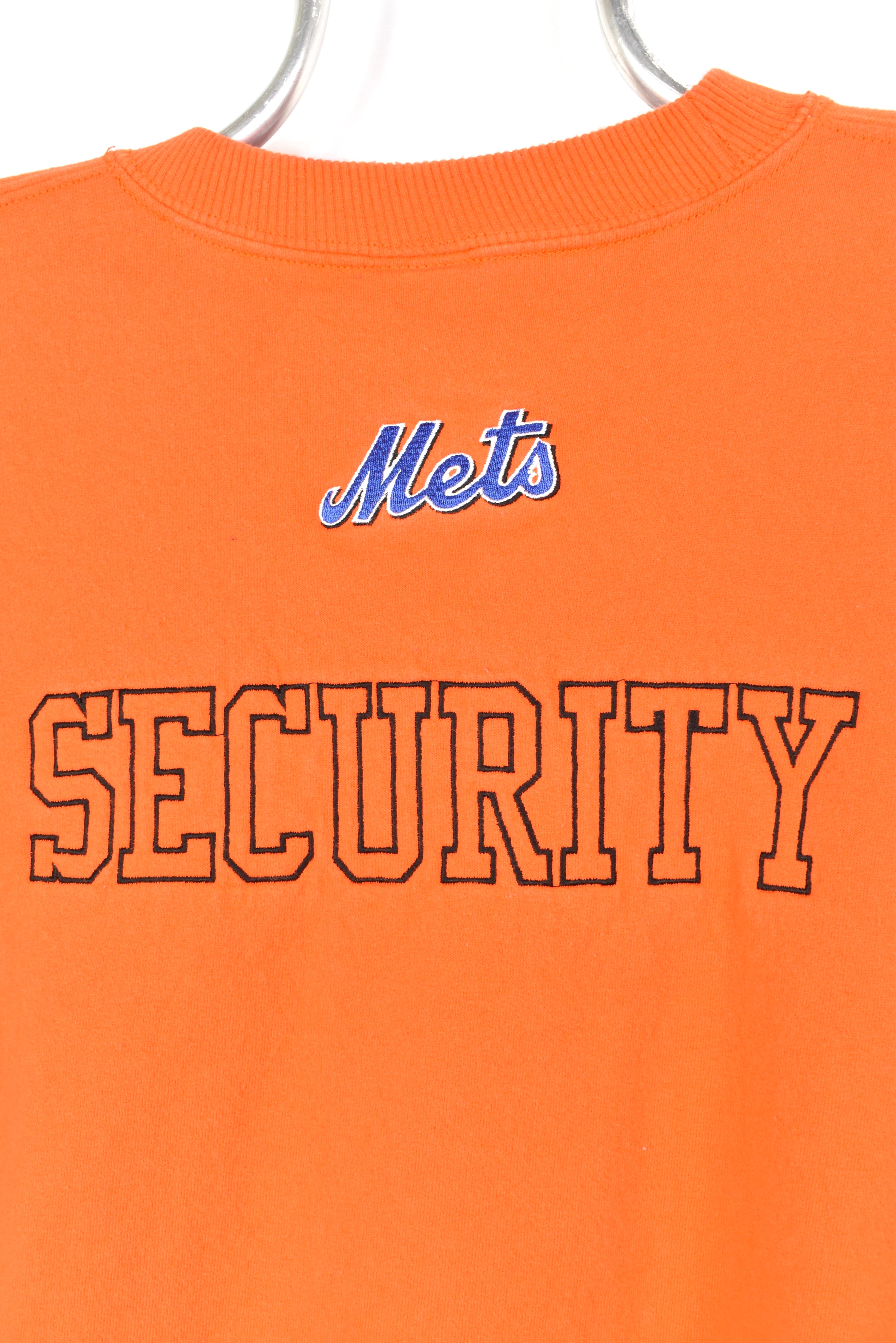 VINTAGE MLB NEW YORK METS EMBROIDERED ORANGE SWEATSHIRT | XXL PRO SPORT