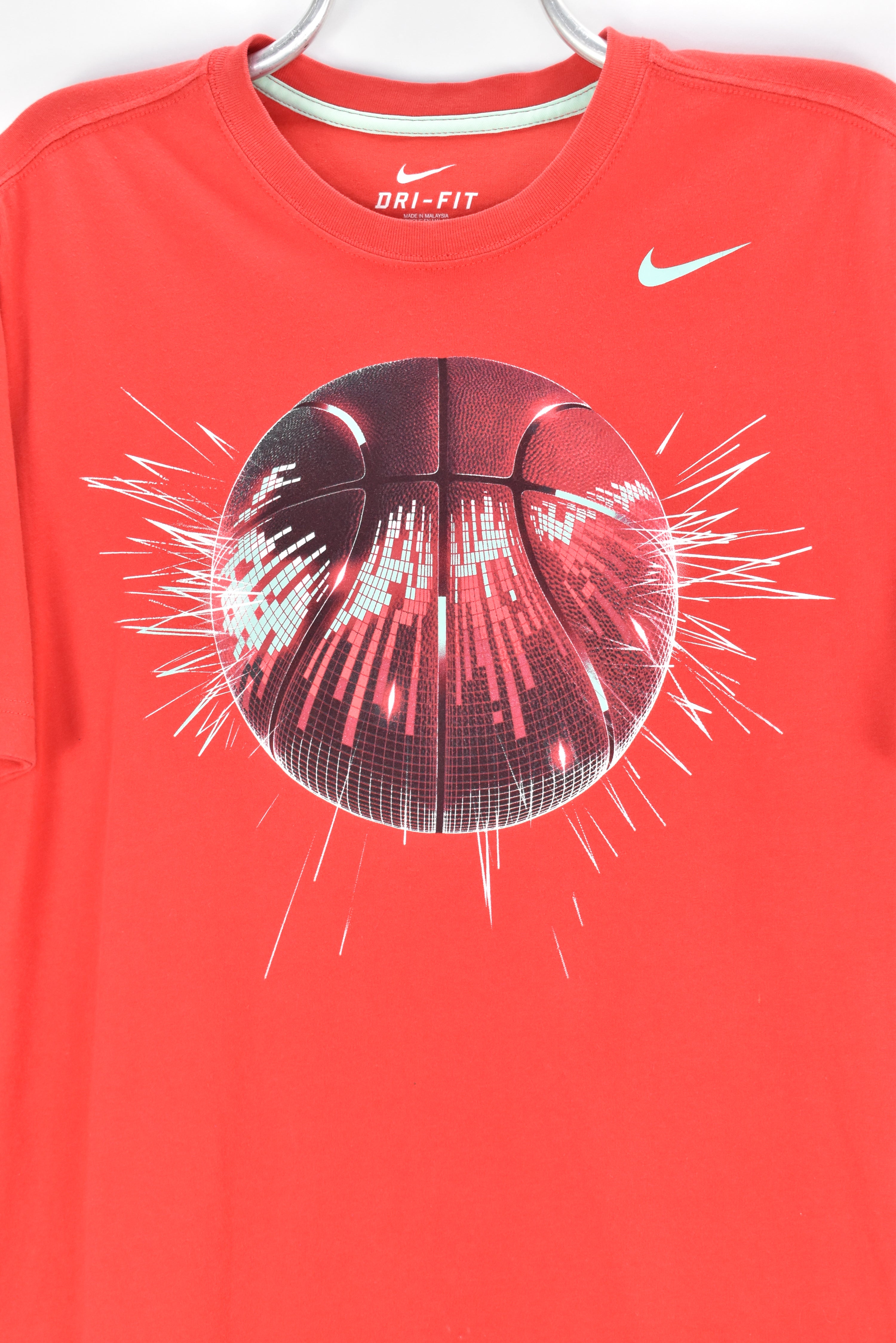 VINTAGE NIKE RED T-SHIRT | LARGE NIKE