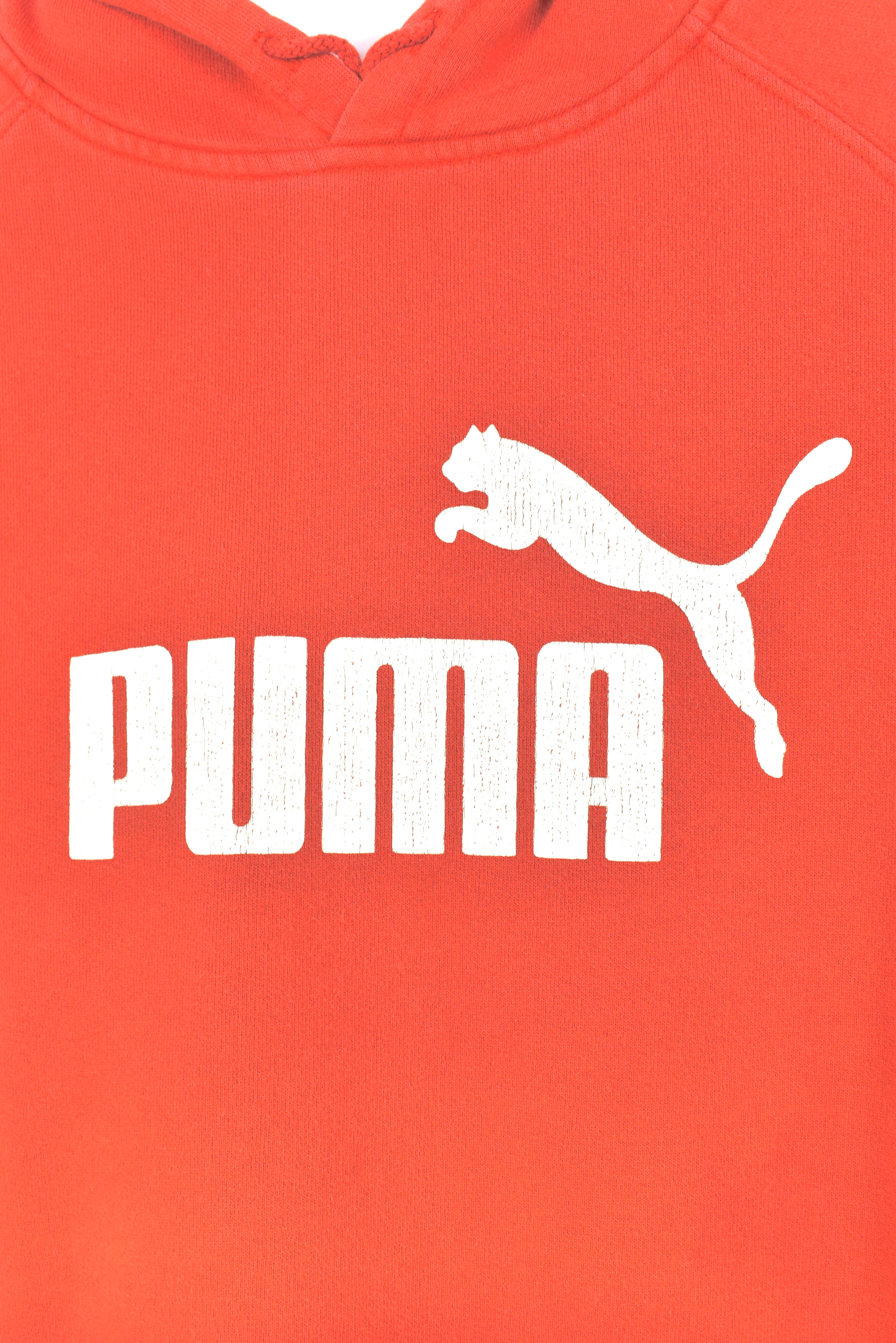 VINTAGE PUMA RED HOODIE | MEDIUM PUMA