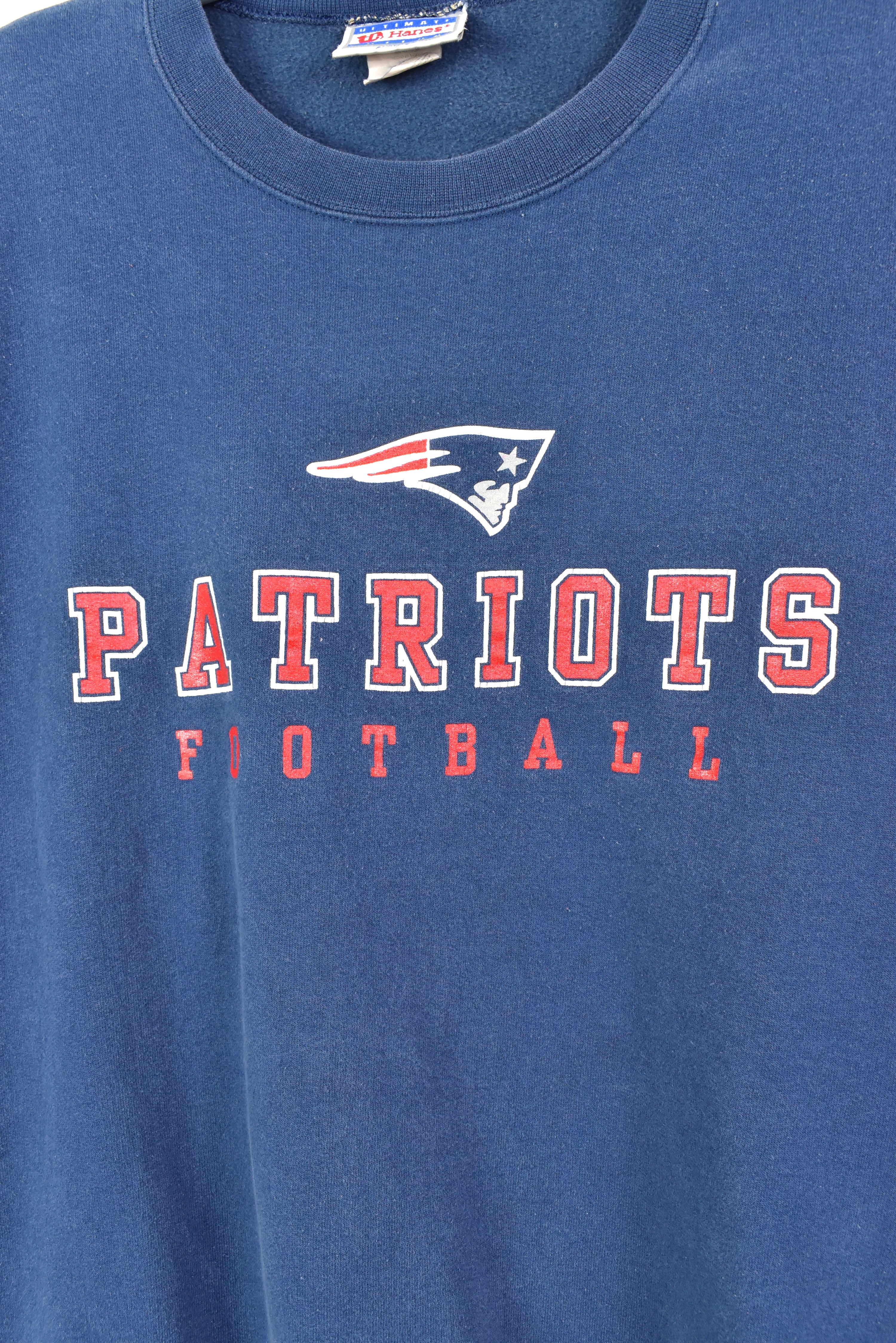 VINTAGE NFL NEW ENGLAND PATRIOTS NAVY SWEATSHIRT | XXL PRO SPORT
