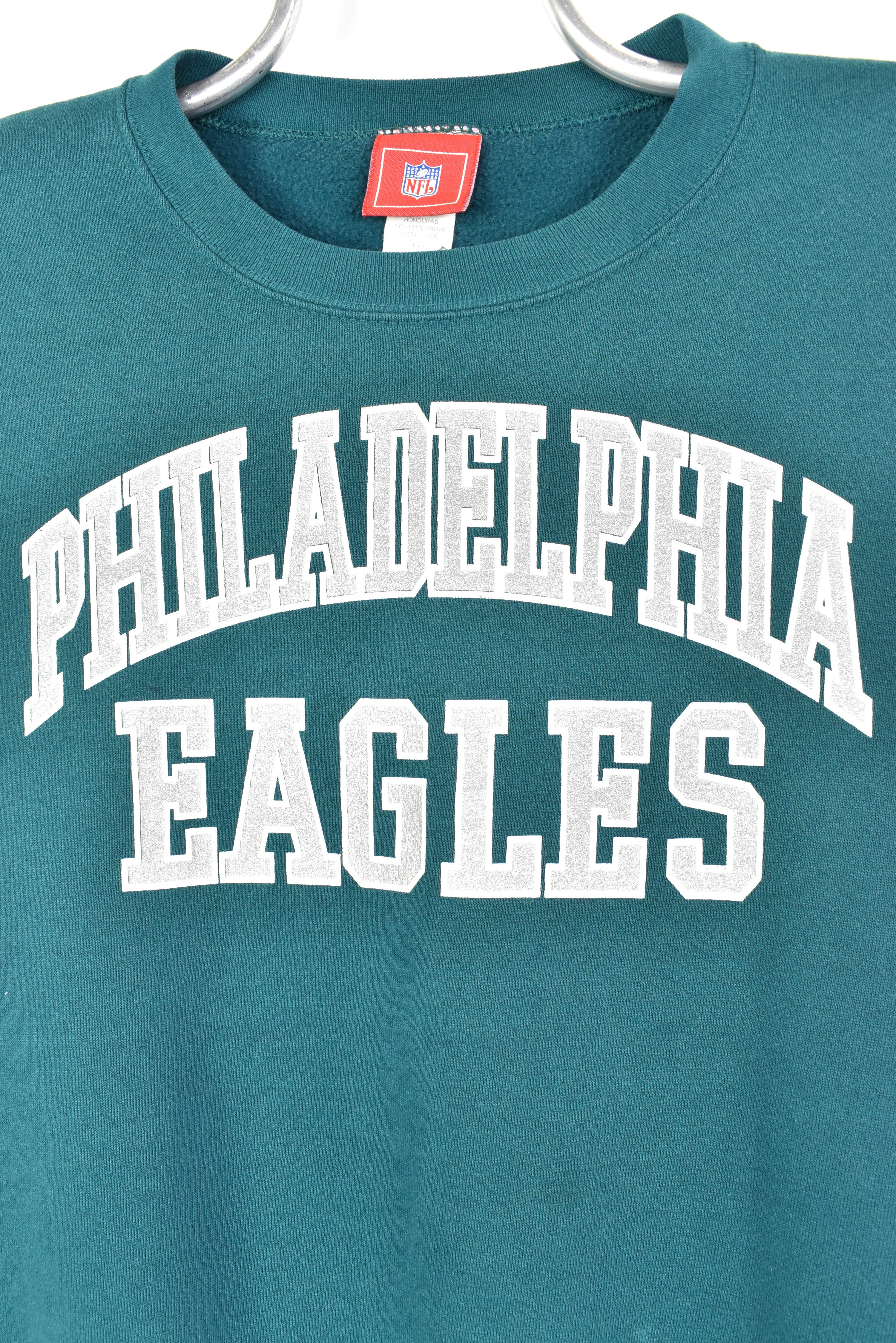 VINTAGE NFL PHILADELPHIA EAGLES GREEN SWEATSHIRT | LARGE PRO SPORT