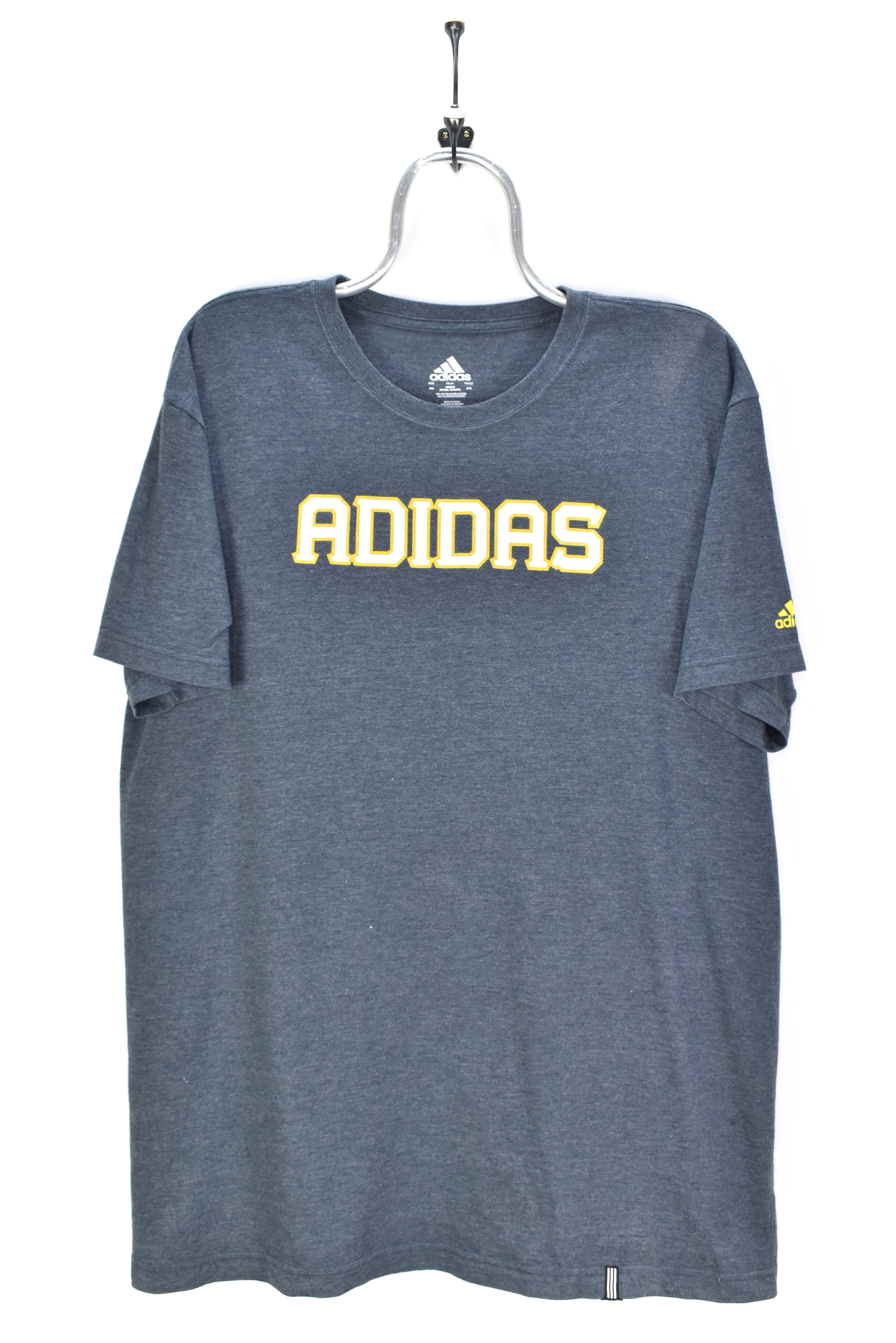 VINTAGE ADIDAS GREY T-SHIRT | XXL ADIDAS