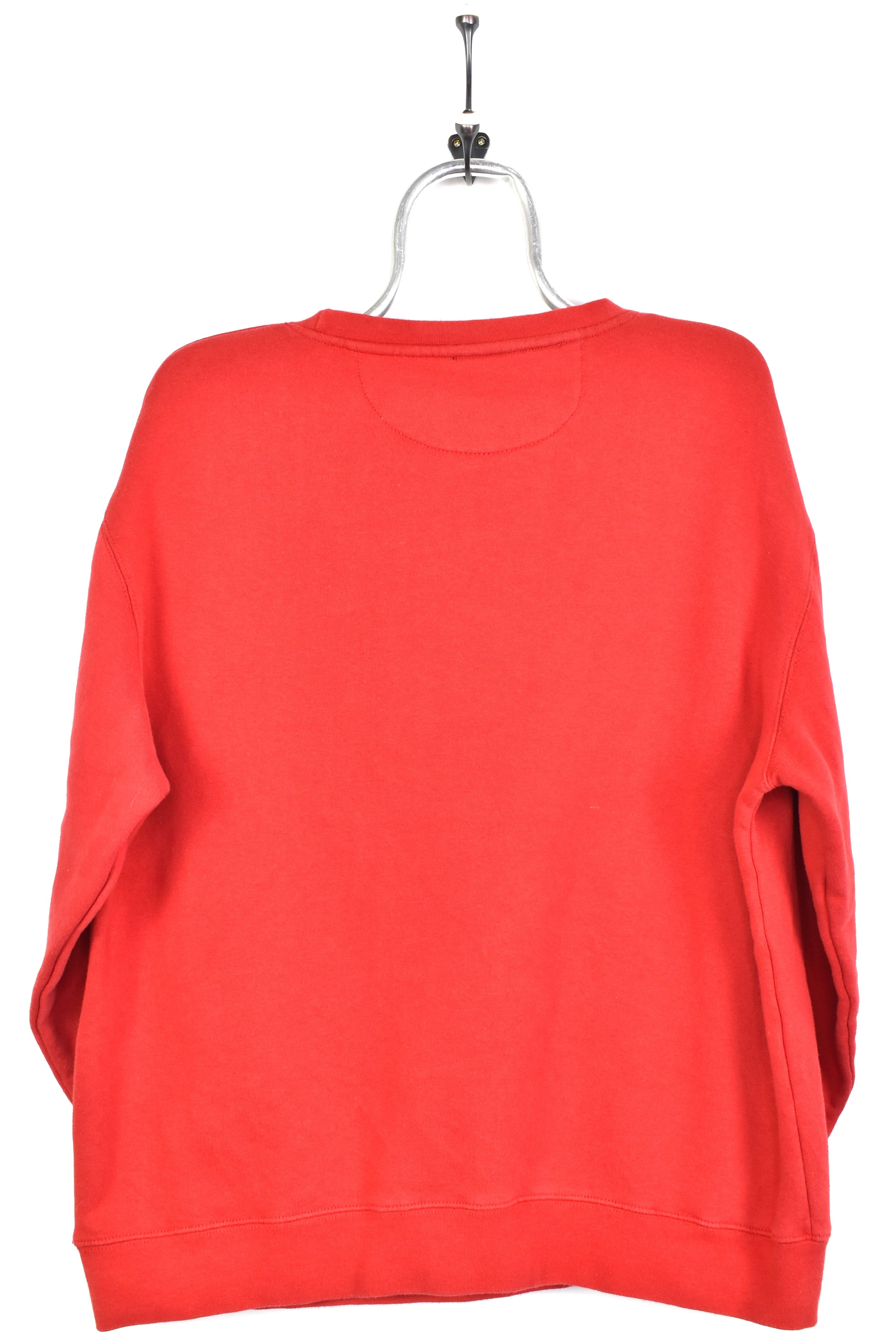 Modern University of Nebraska sweatshirt, red embroidered crewneck - AU Large COLLEGE
