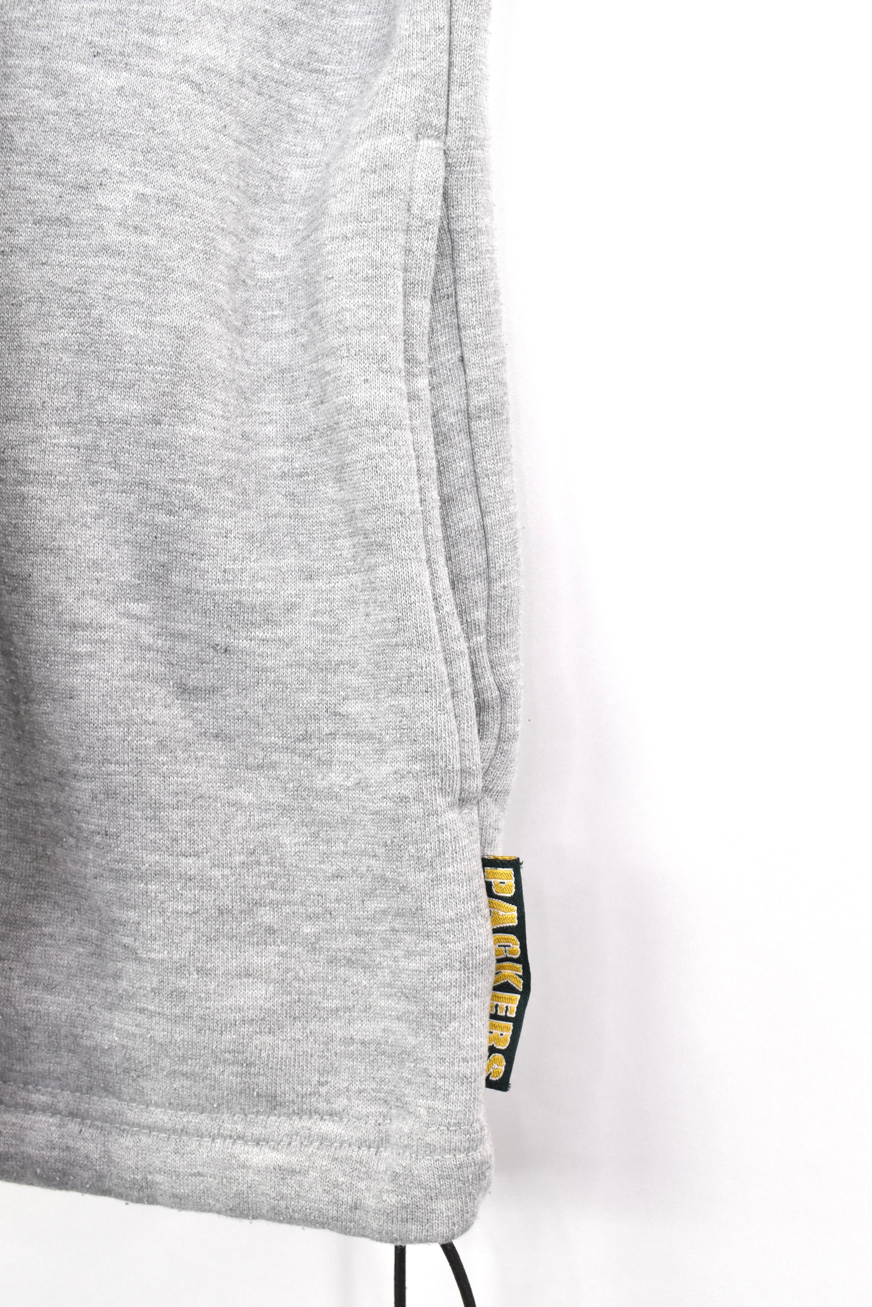 Vintage Green Bay Packers sweatshirt, NFL 1/4 zip embroidered sweater - XL, grey PRO SPORT