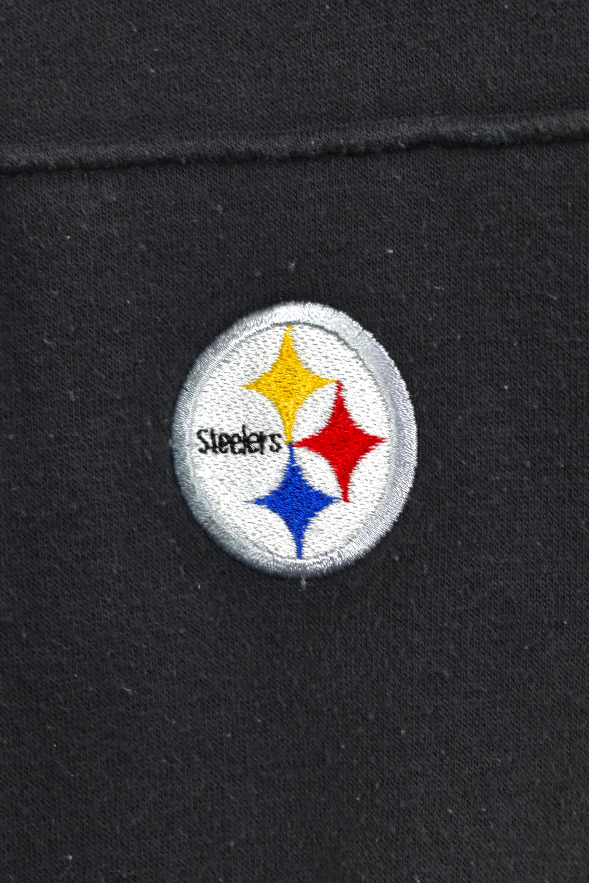 Vintage Pittsburgh Steelers hoodie, NFL long sleeve embroidered sweatshirt - XL, black PRO SPORT