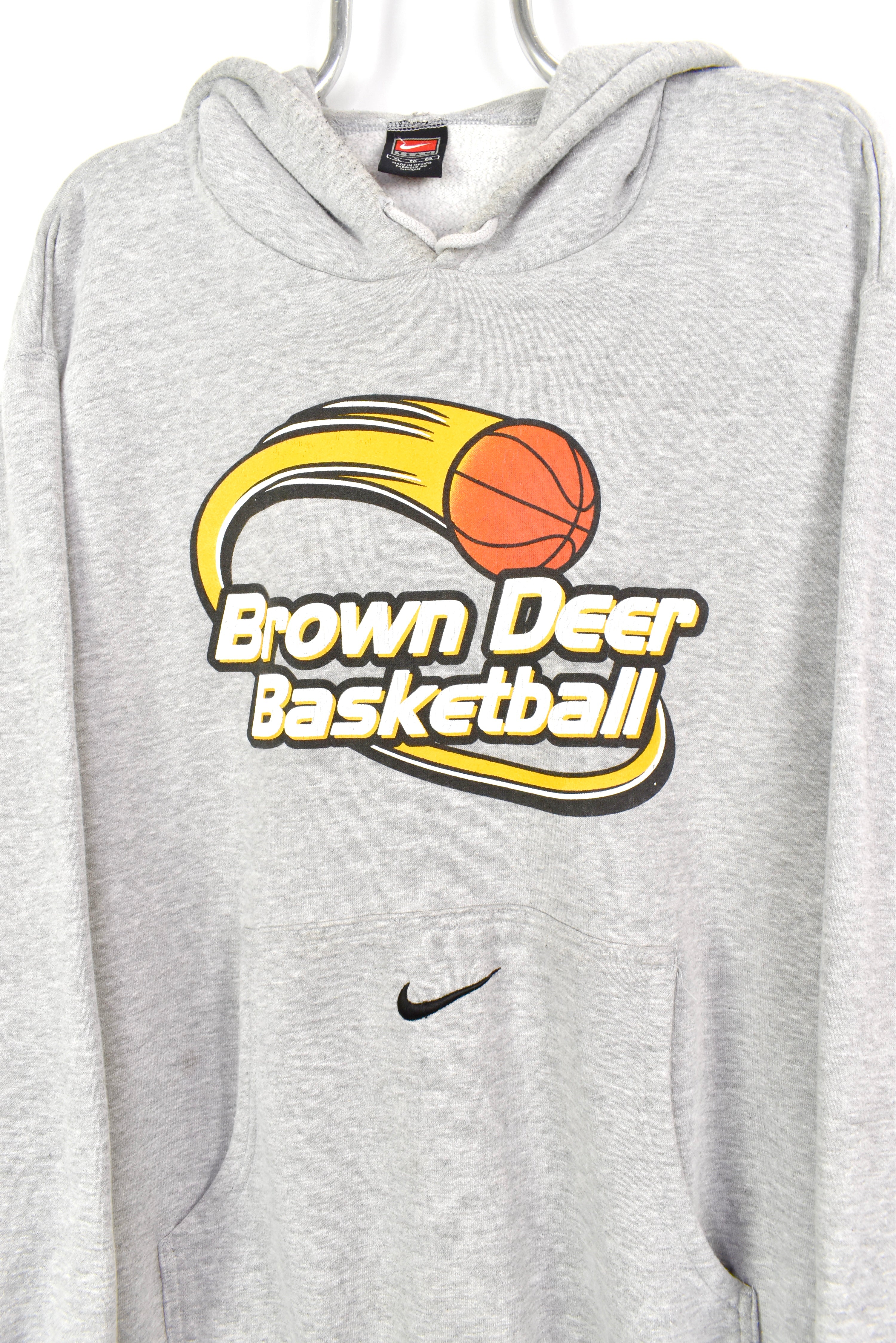 VINTAGE NIKE GREY HOODIE | XL NIKE