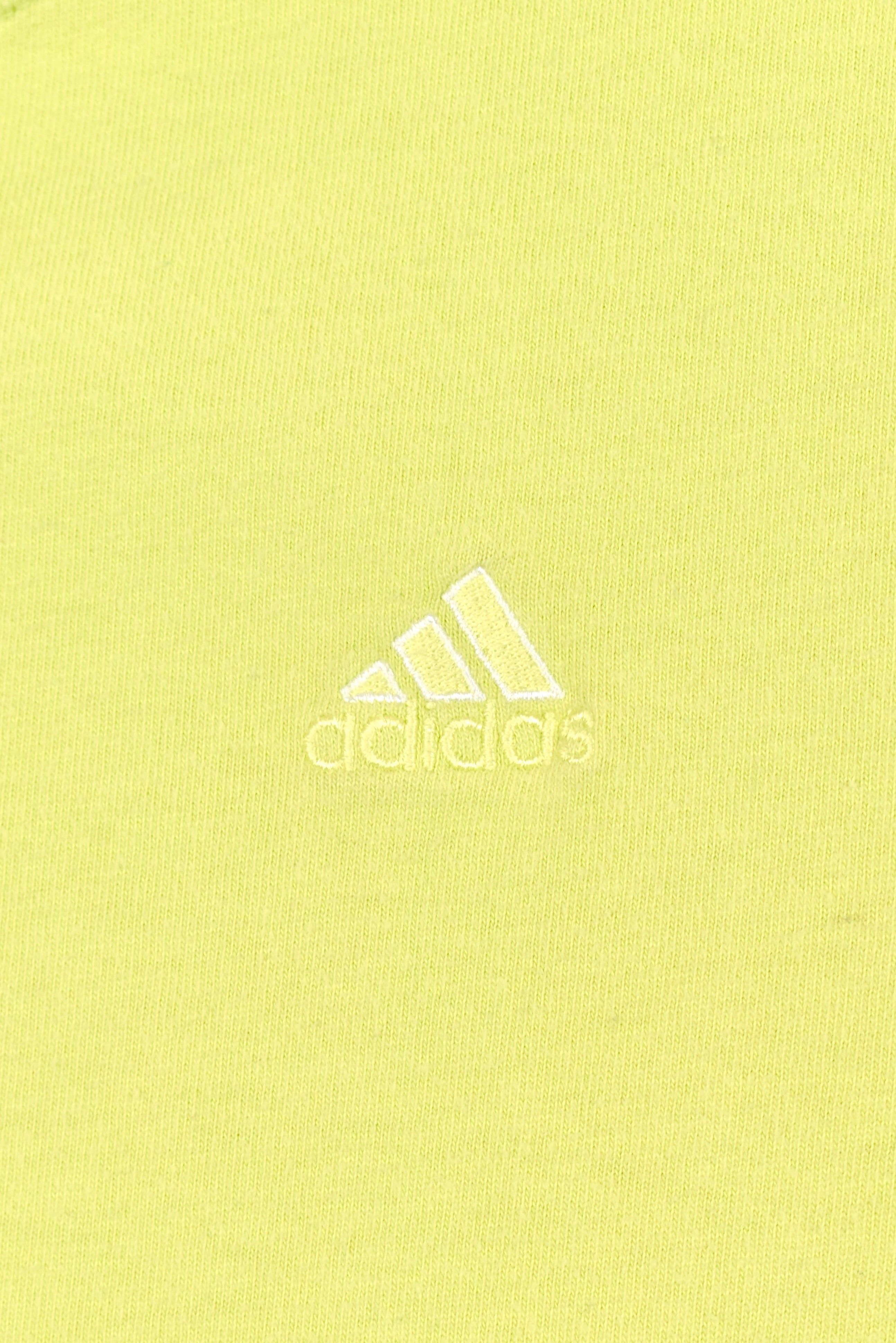 Women's vintage Adidas shirt, green embroidered tee - AU L ADIDAS