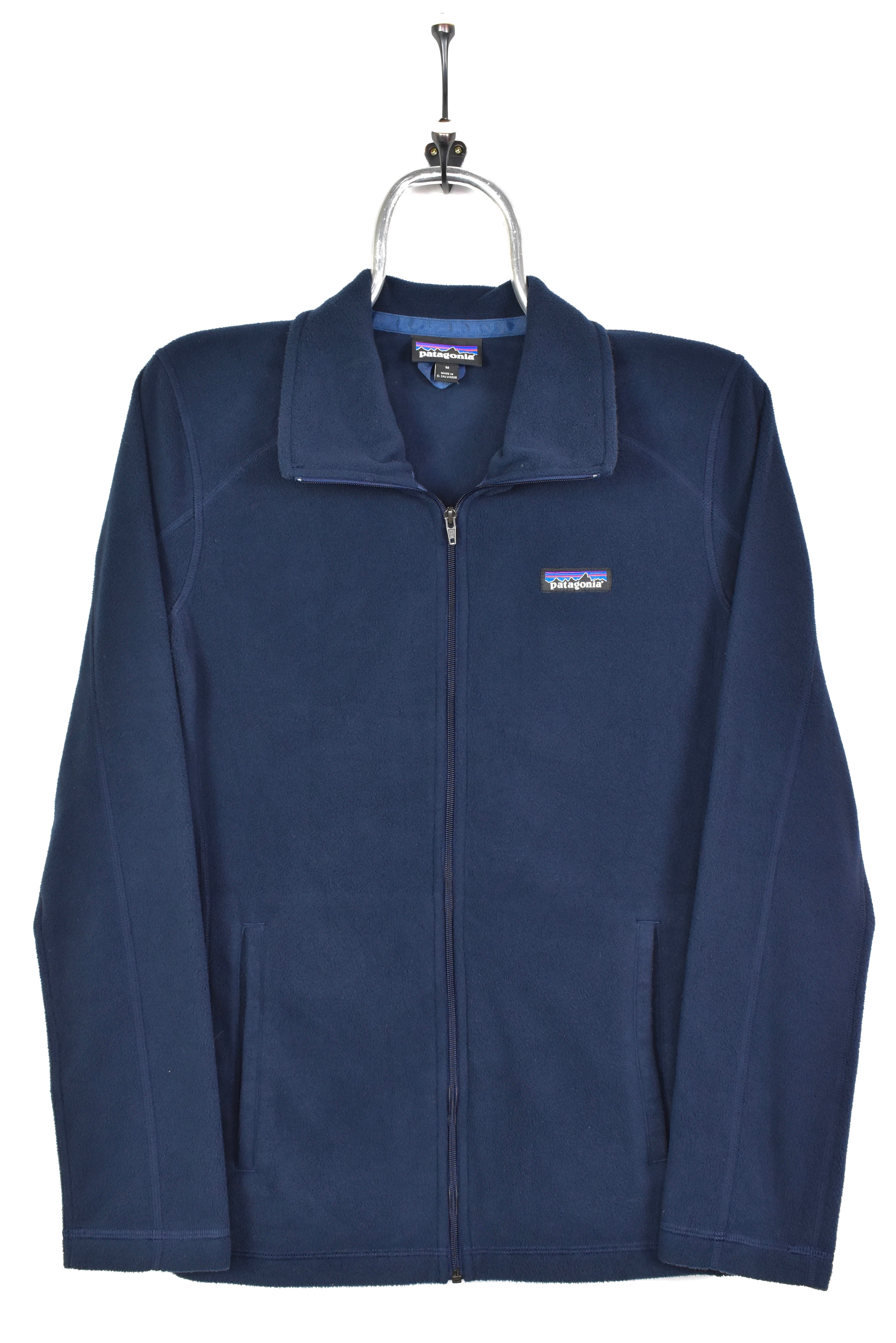 VINTAGE WOMEN'S PATAGONIA FLEECE NAVY JACKET | MEDIUM PATAGONIA