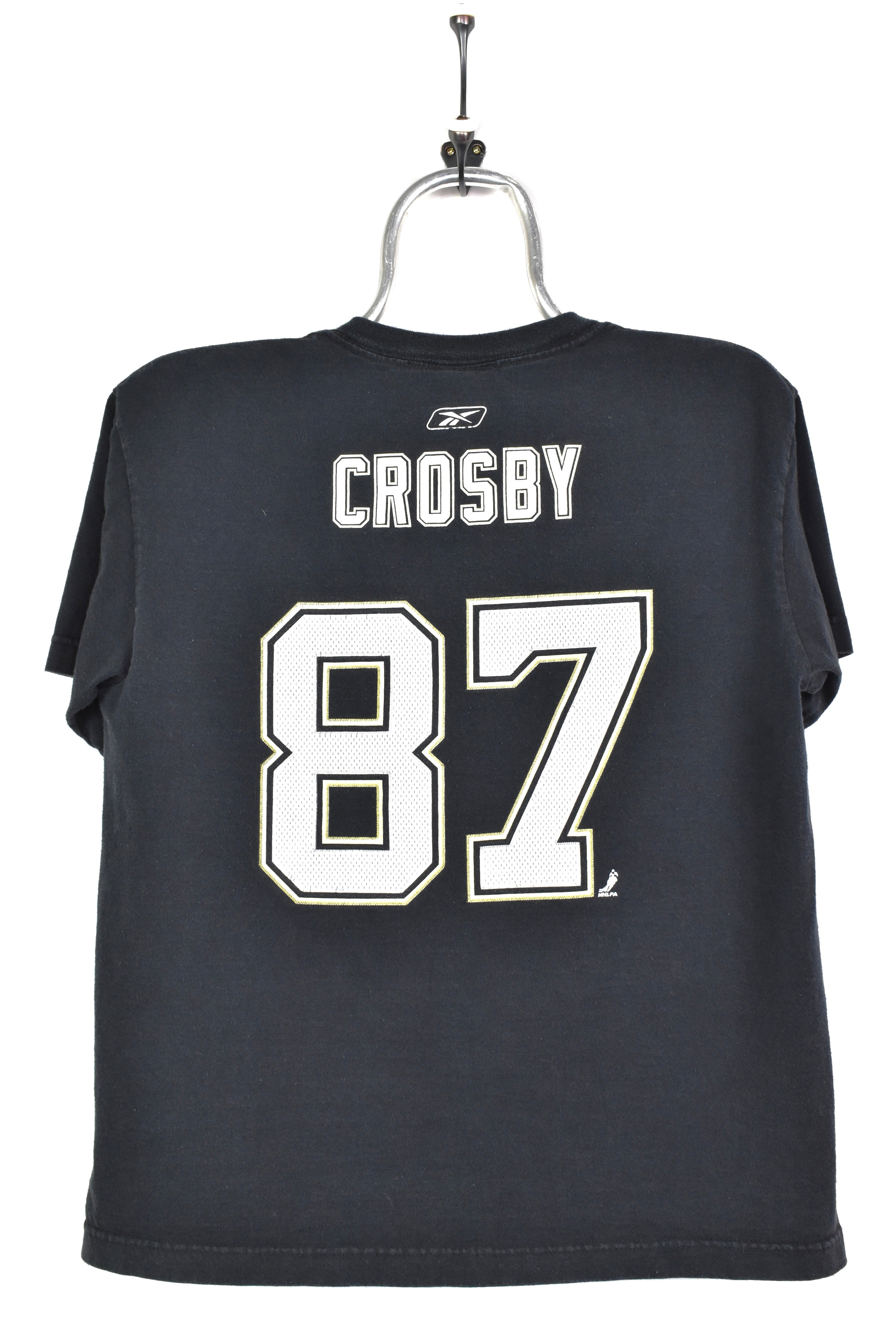 VINTAGE NHL PITTSBURGH PENGUINS BLACK T-SHIRT | SMALL PRO SPORT