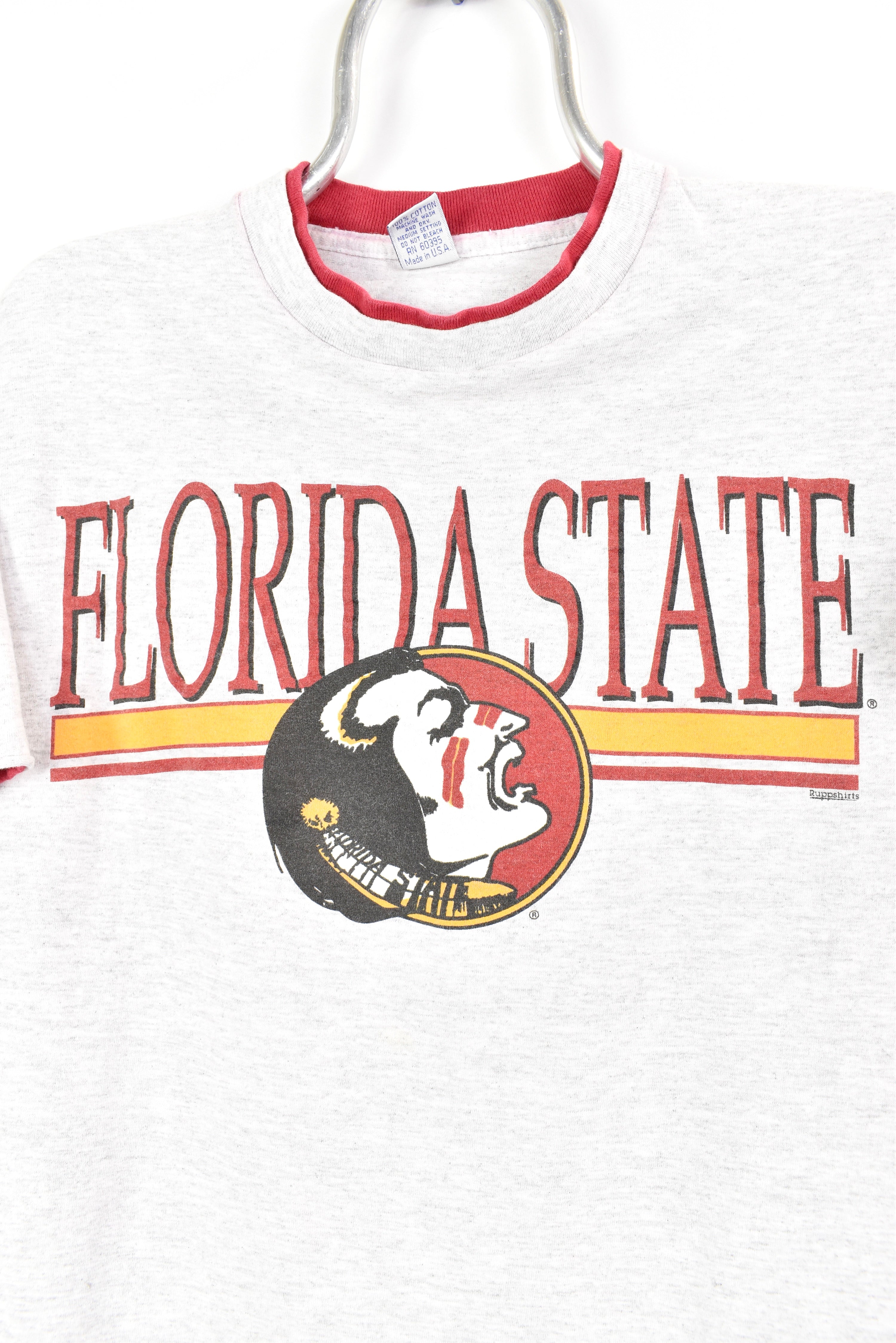 VINTAGE FLORIDA STATE UNIVERSITY GREY T-SHIRT | MEDIUM COLLEGE